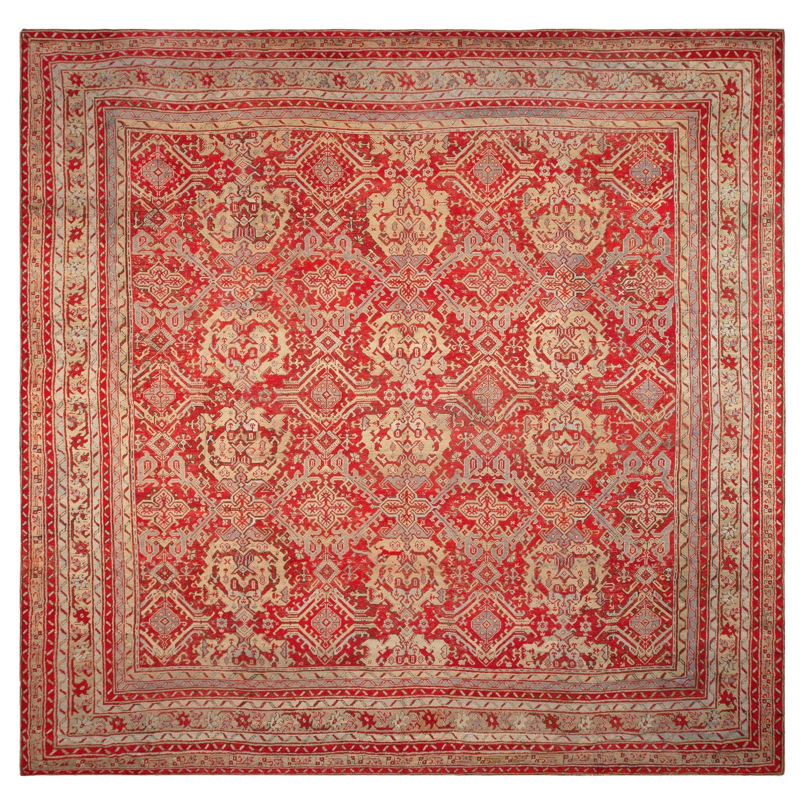 Nazmiyal Collection Tappeto Oushak Turco Antico Grande 16 ft 5 in x 15 ft 9 in