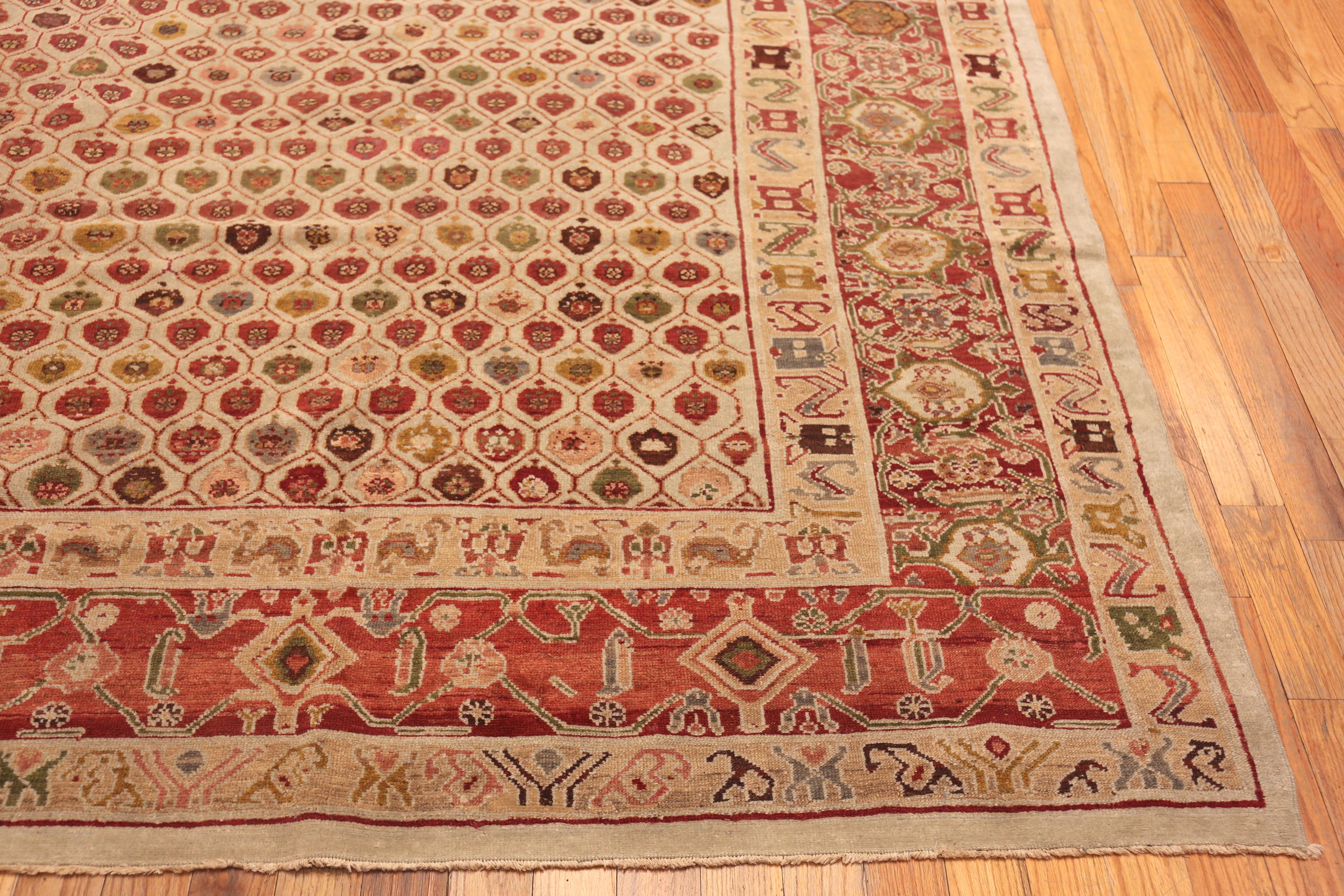 20ième siècle Collectional Antique Malayer Persian Rug 10 ft 5 in x 12 ft 7 in en vente