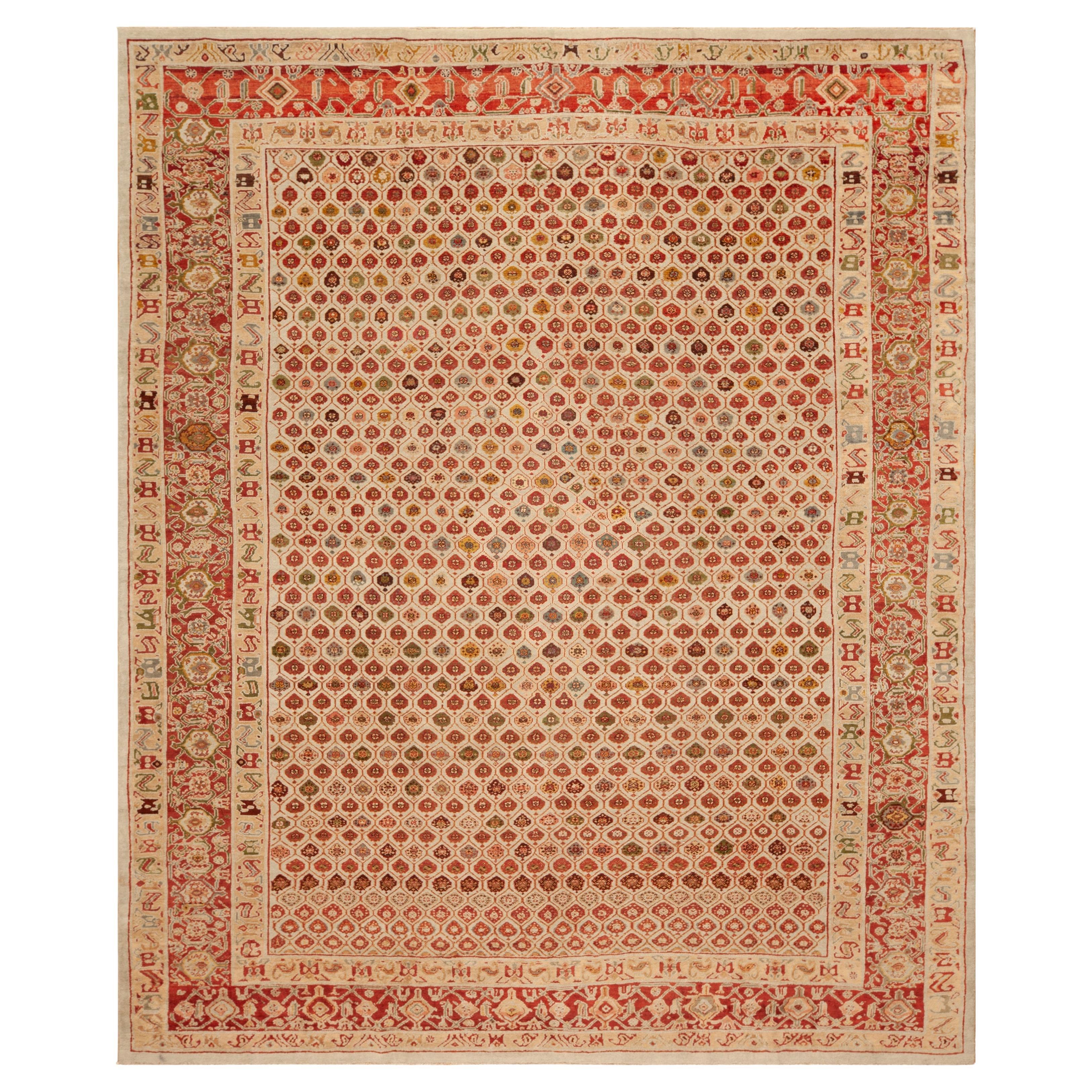 Collectional Antique Malayer Persian Rug 10 ft 5 in x 12 ft 7 in en vente