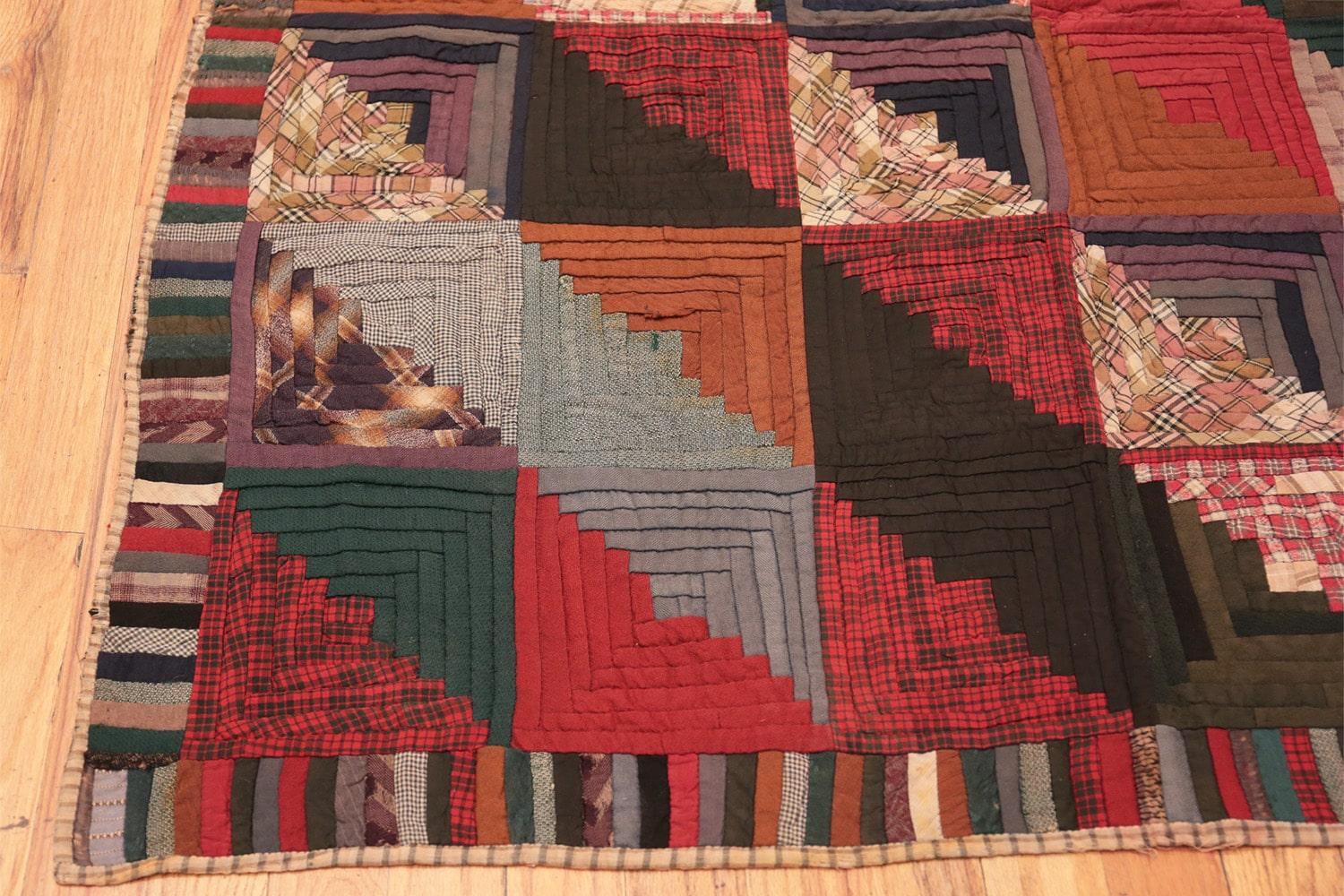 19th Century Antique Mennonite American Quilt. 5 ft 3 in x 5 ft 6 in For Sale