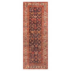 Nazmiyal Collection Antique Mina Khani Design Persian Runner. 3 ft 4 in x 9 ft