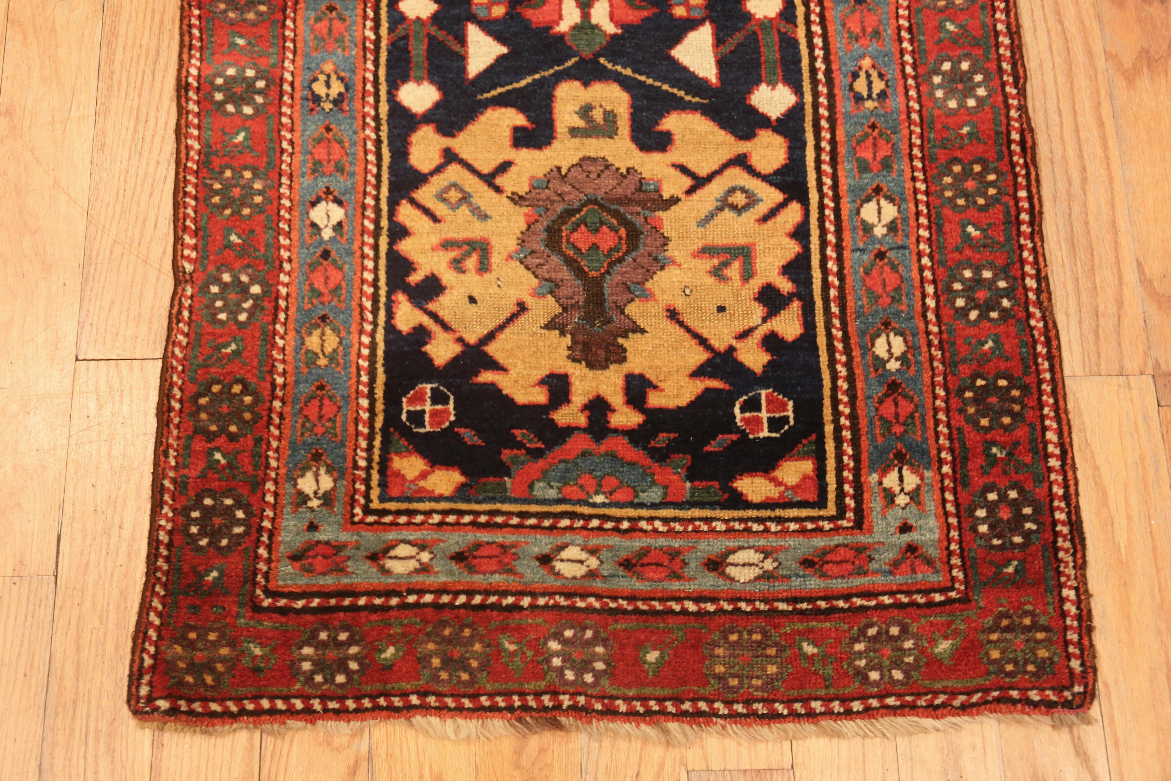 Tribal Antique North West Persian Runner. 2 ft 7 in x 18 ft For Sale