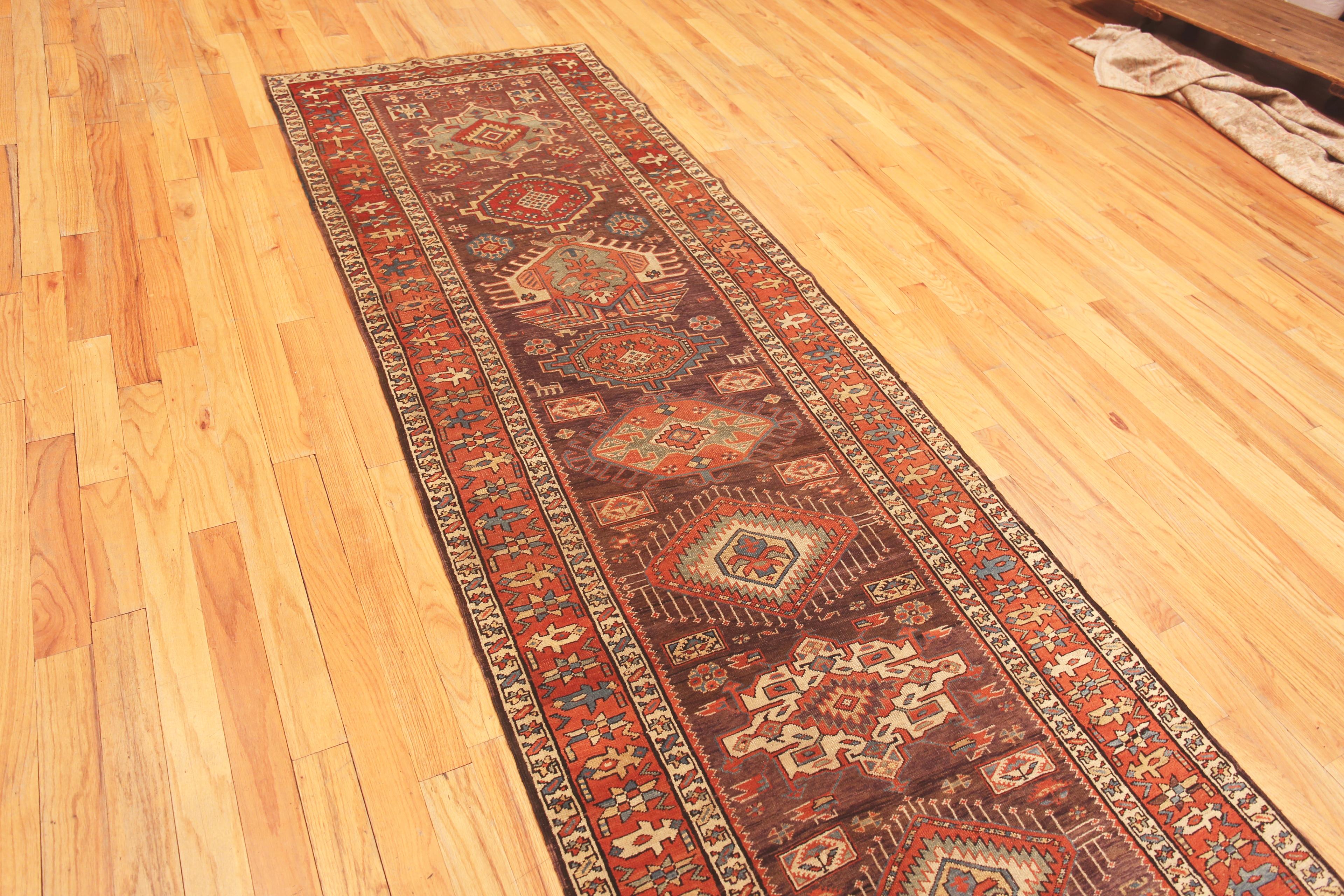 20th Century Antique North West Persian Runner.  3 ft 8 in x 14 ft 3 in For Sale