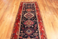 Nazmiyal Collection Antique North West Persian Runner Rug 3 ft 8 in x 12 ft 8 in