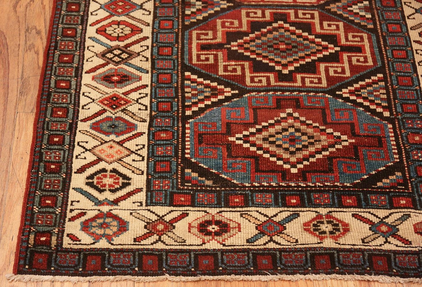 Hand-Knotted Antique Northwest Persian Runner Rug. 3 ft 5 in x 9 ft 3 in For Sale
