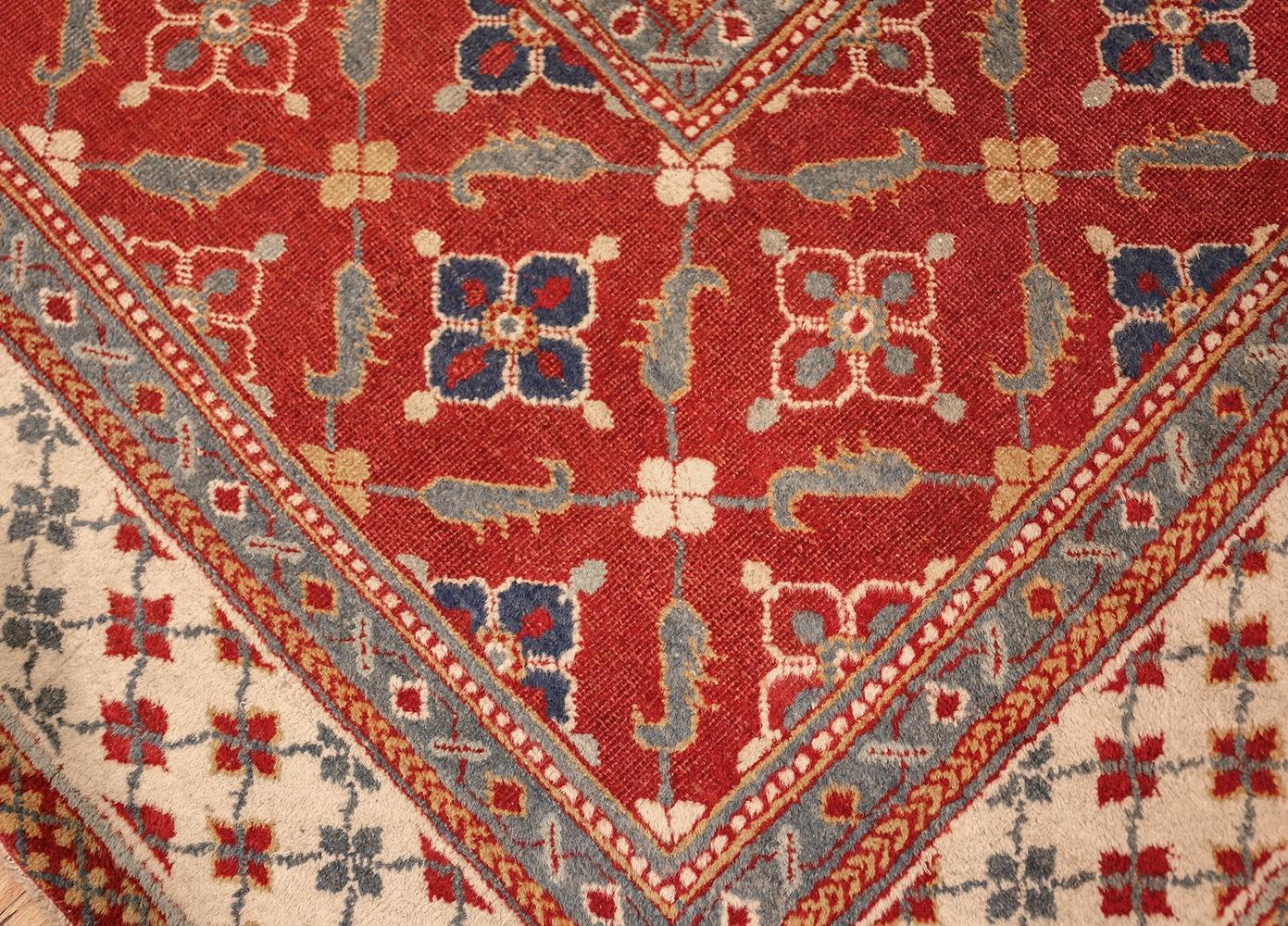 Hand-Knotted Antique Oriental Indian Agra Rug. 15 ft 2 in x 23 ft 8 in For Sale