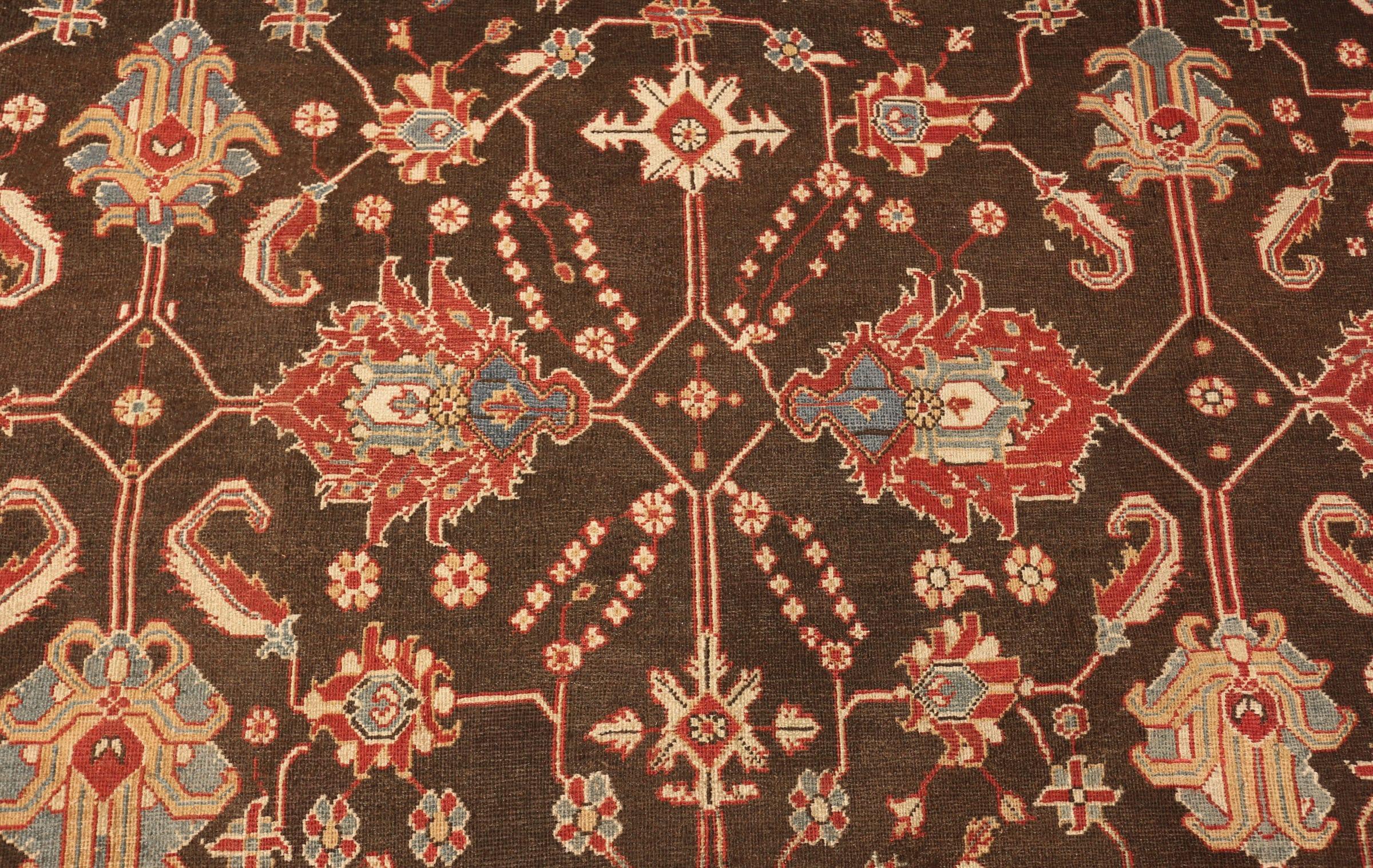 Antique Oriental Indian Agra Rug. 15 ft 2 in x 23 ft 8 in For Sale 2