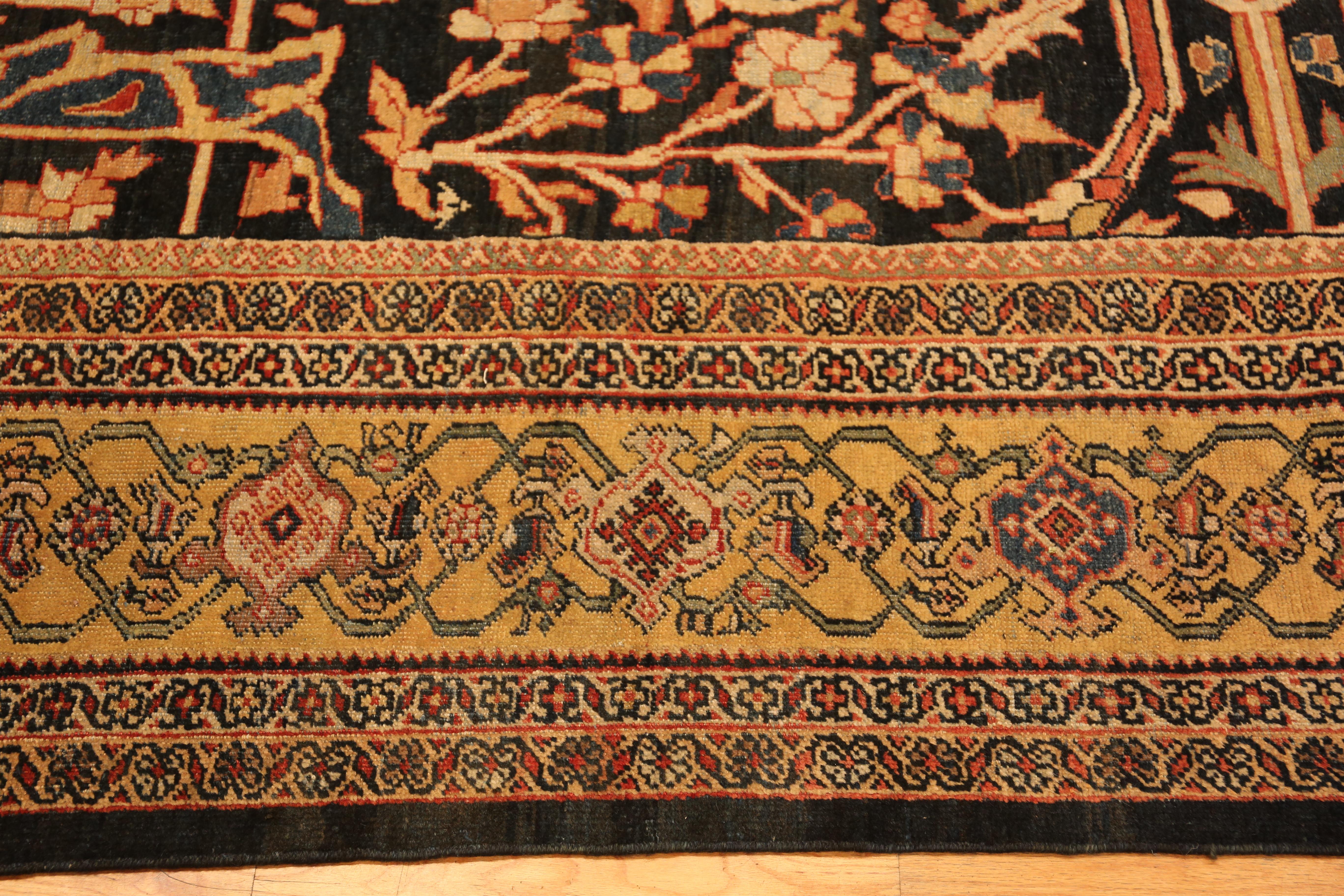 Wool Nazmiyal Collection Antique Oversized Persian Sultanabad Rug 12' 1