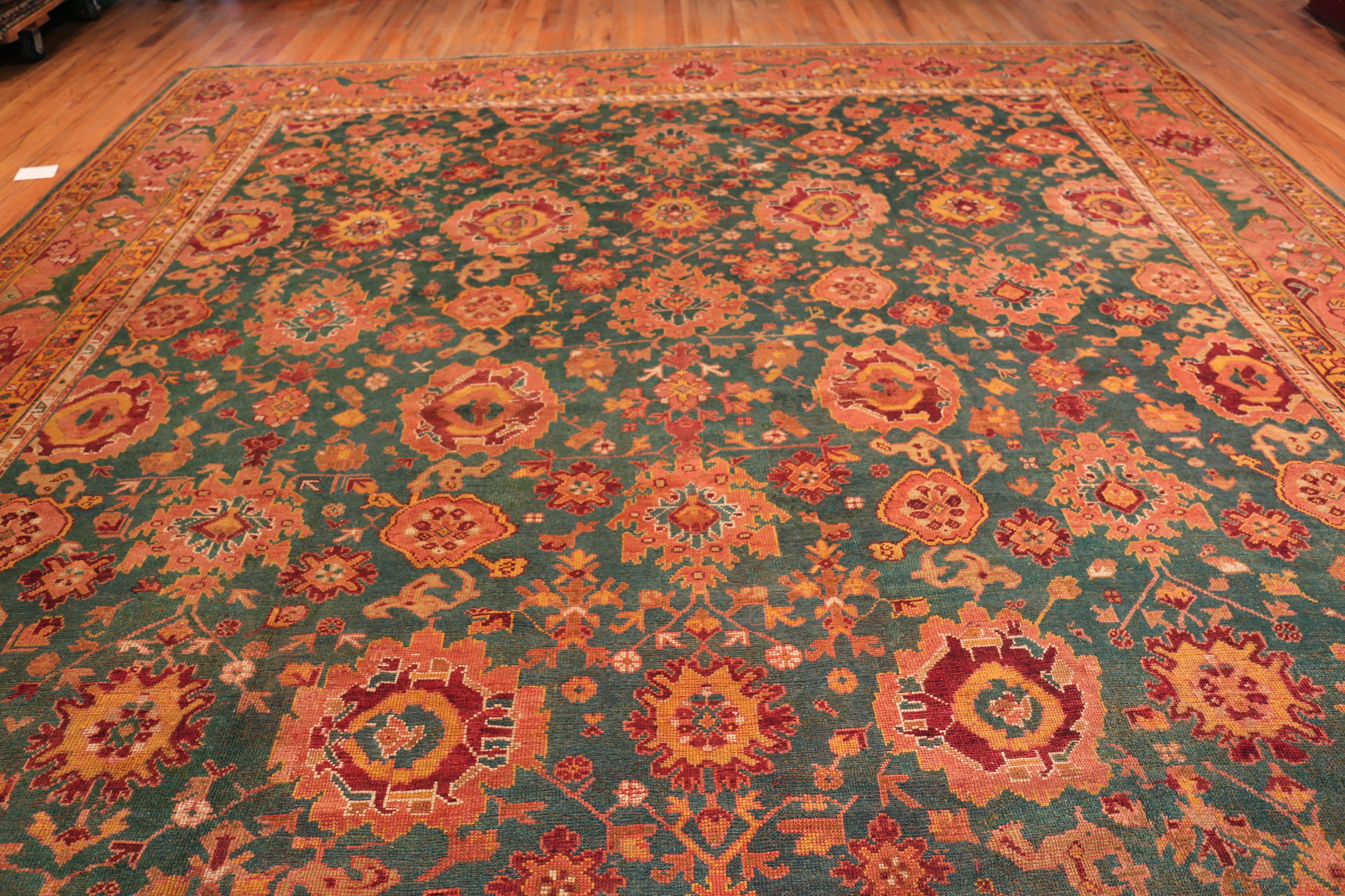 Turco Collection'S Tappeto turco Oushak antico e sovradimensionato 13' 10