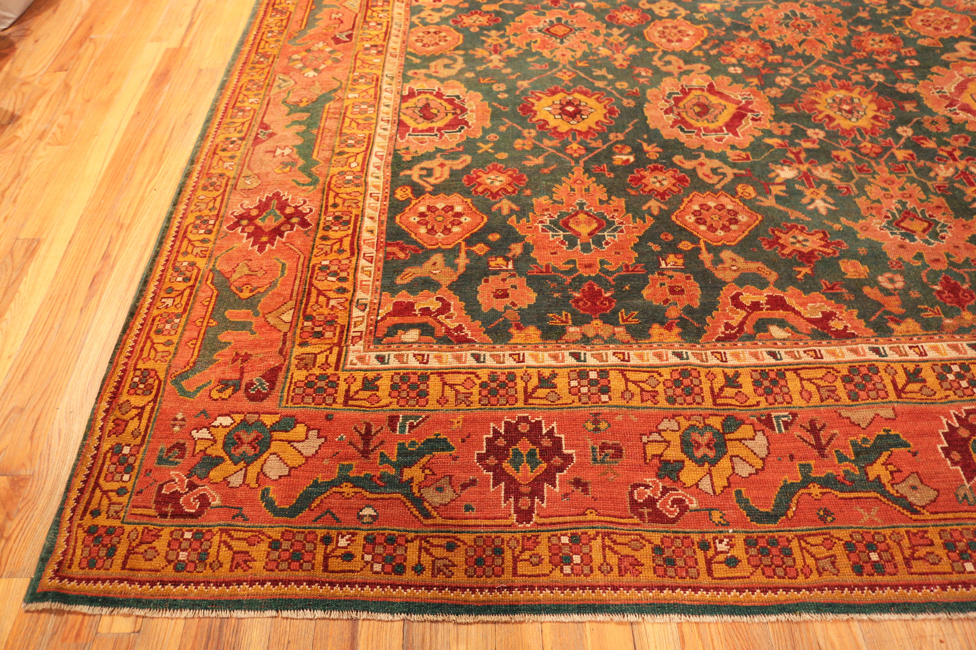 Collection'S Tappeto turco Oushak antico e sovradimensionato 13' 10
