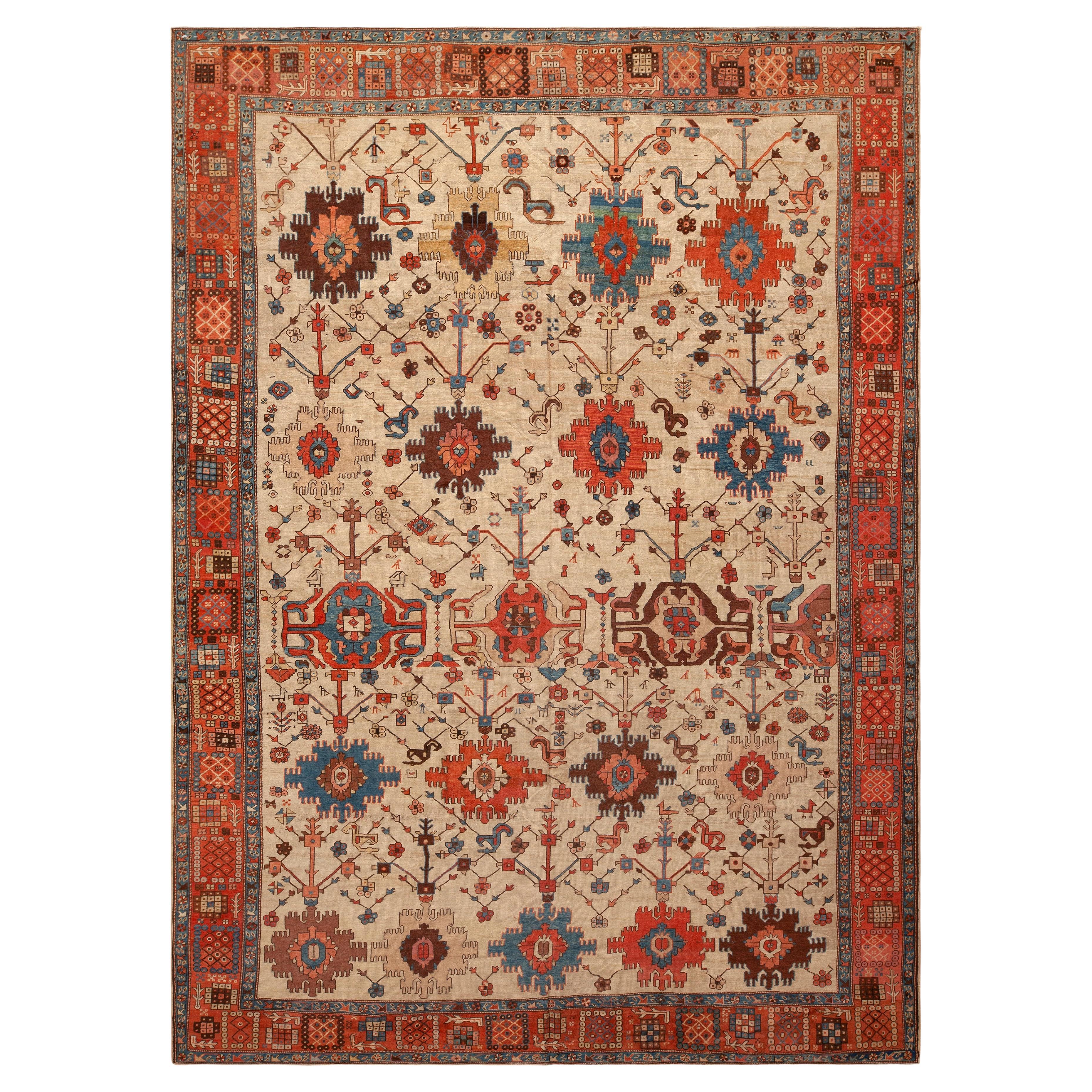 Nazmiyal Collection Antike persische Bakshaish Teppich 10 ft 7 in x 14 ft 7 in