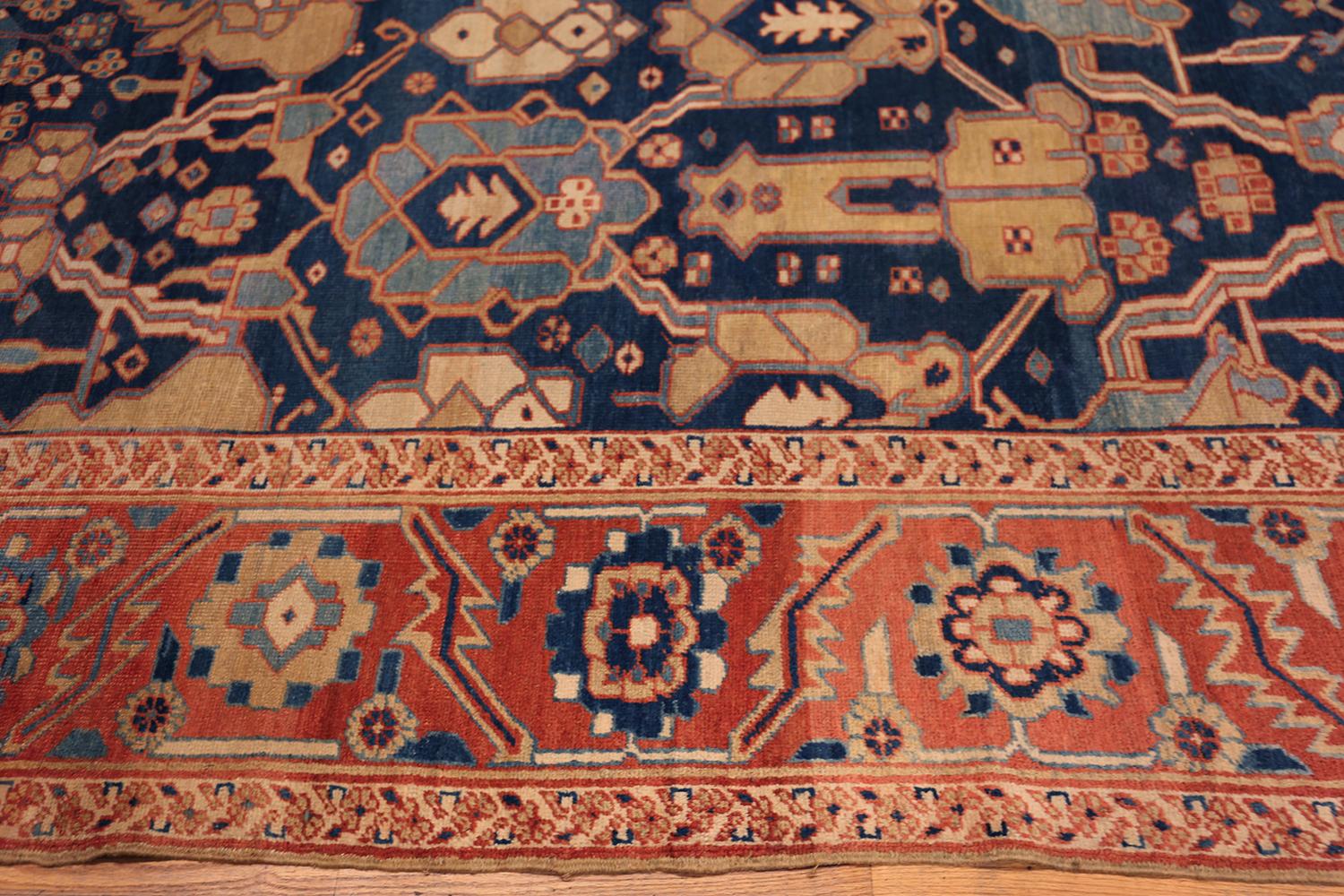 Nazmiyal Collection Antike persische Bakshaish Teppich 11 ft 7 in x 15 ft 3 in im Angebot 2