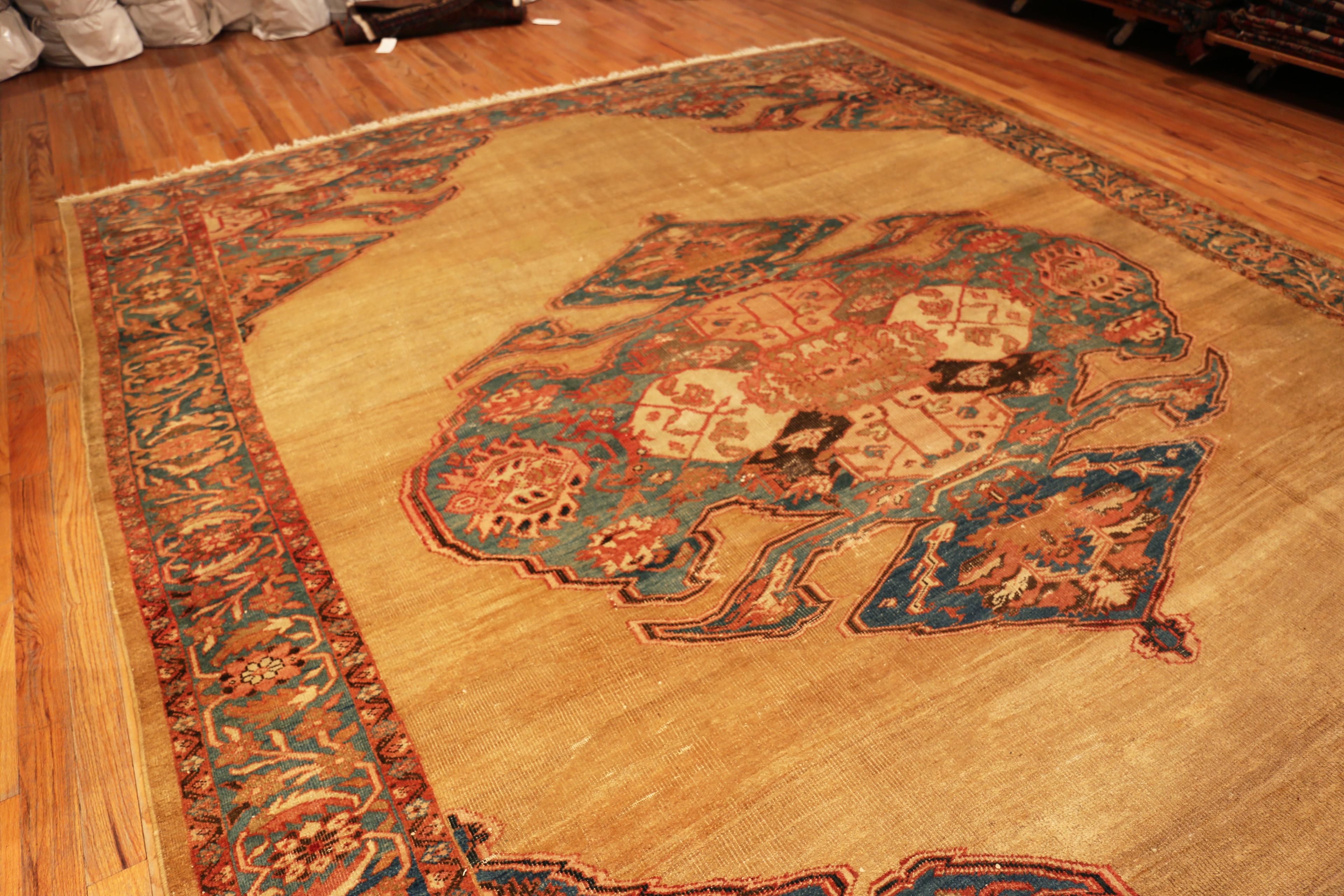 Tappeto Nazmiyal Collection Antique Persian Bakshaish 11 ft x 13 ft 8 in in vendita 4