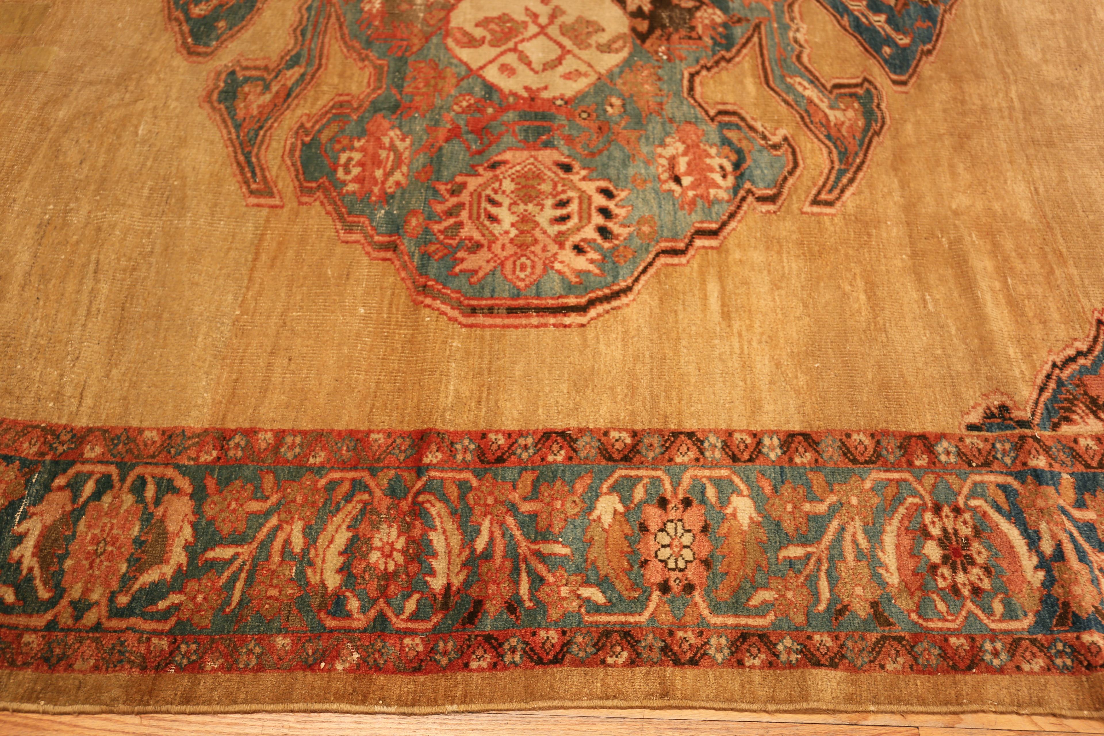 Persiano Tappeto Nazmiyal Collection Antique Persian Bakshaish 11 ft x 13 ft 8 in in vendita
