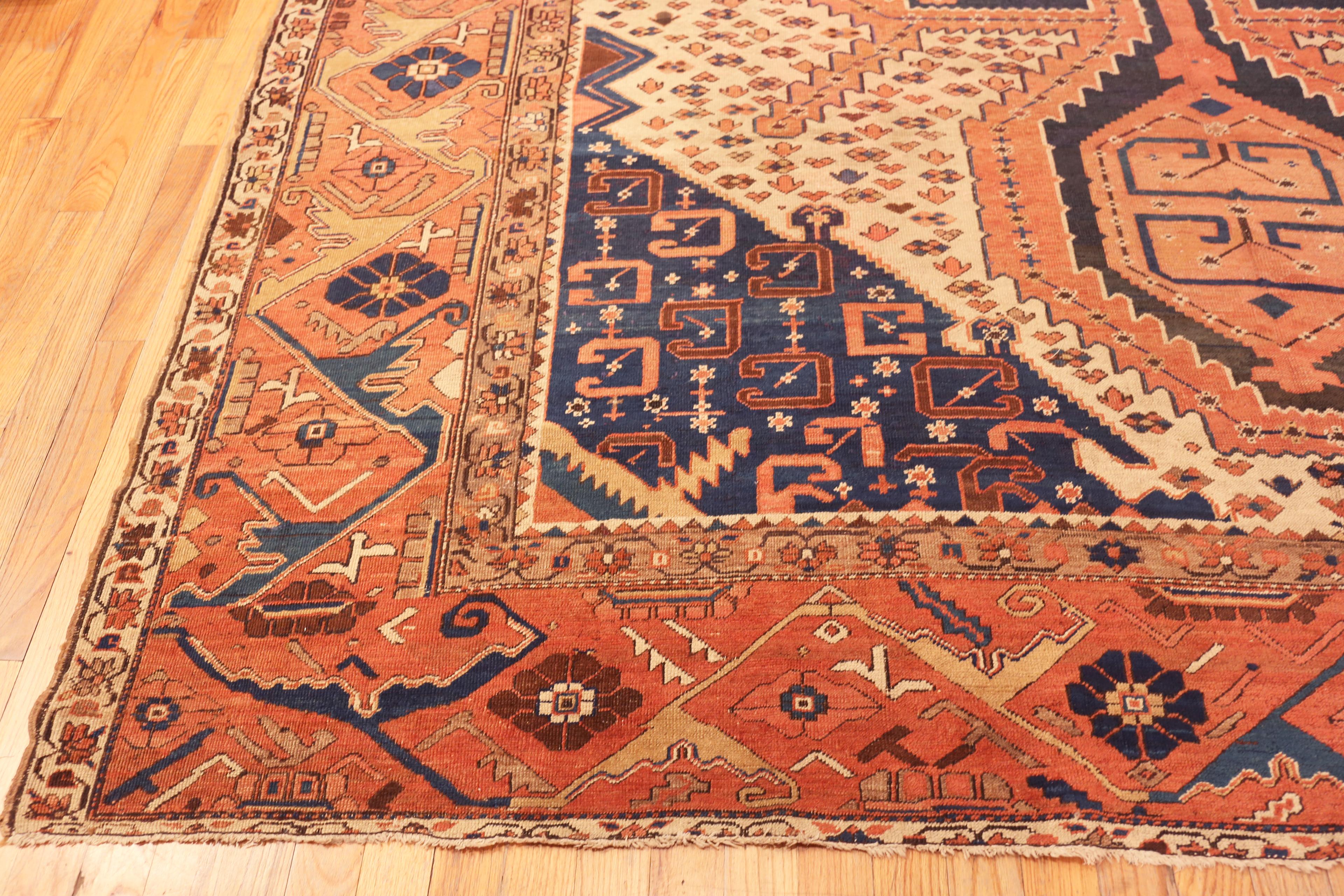 Nazmiyal Collection Antiker Persischer Bakshaish Teppich 11 ft x 15 ft im Angebot 3