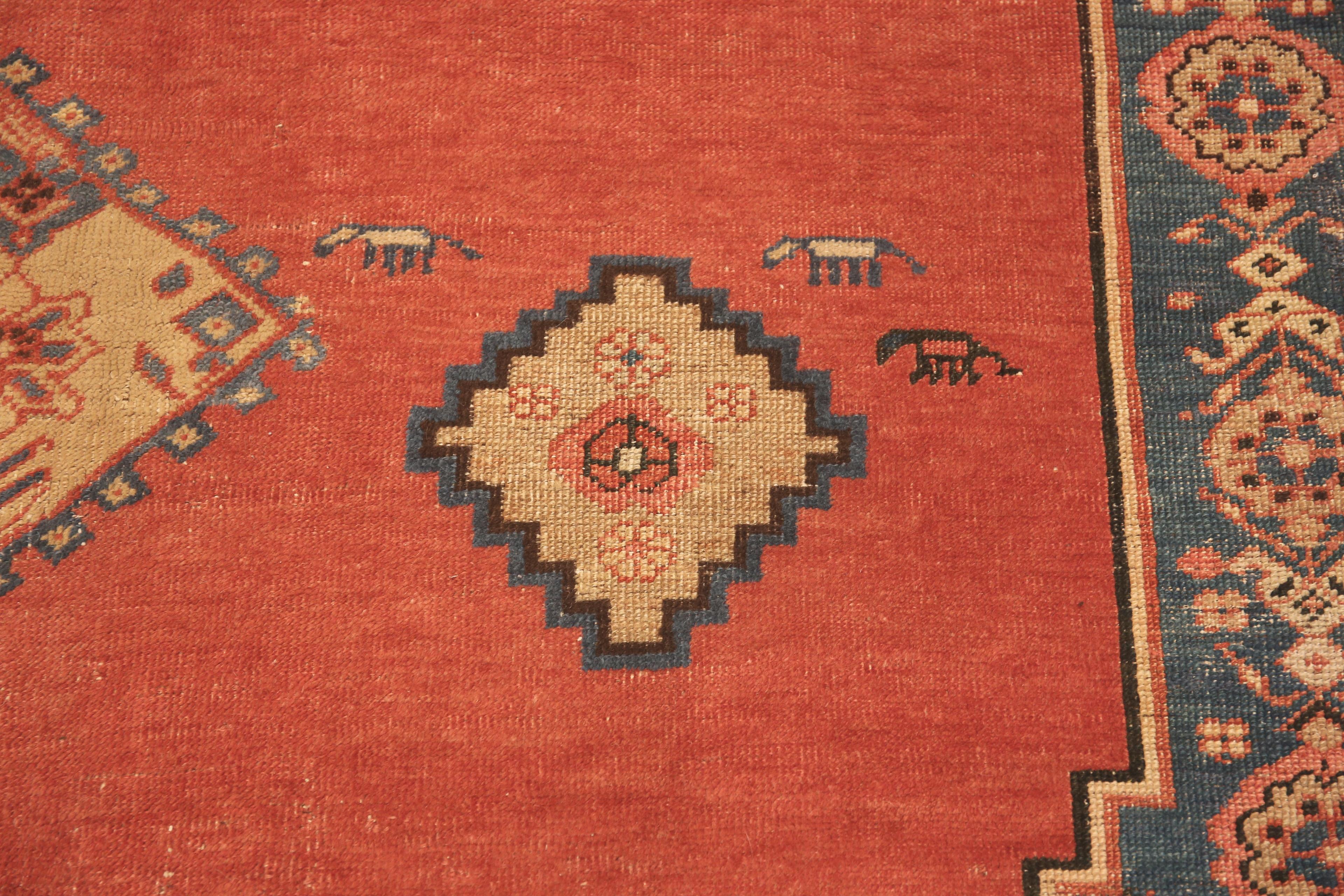 Antiker persischer Bakshaish-Teppich. 13 ft 7 in x 18 ft (Handgeknüpft) im Angebot