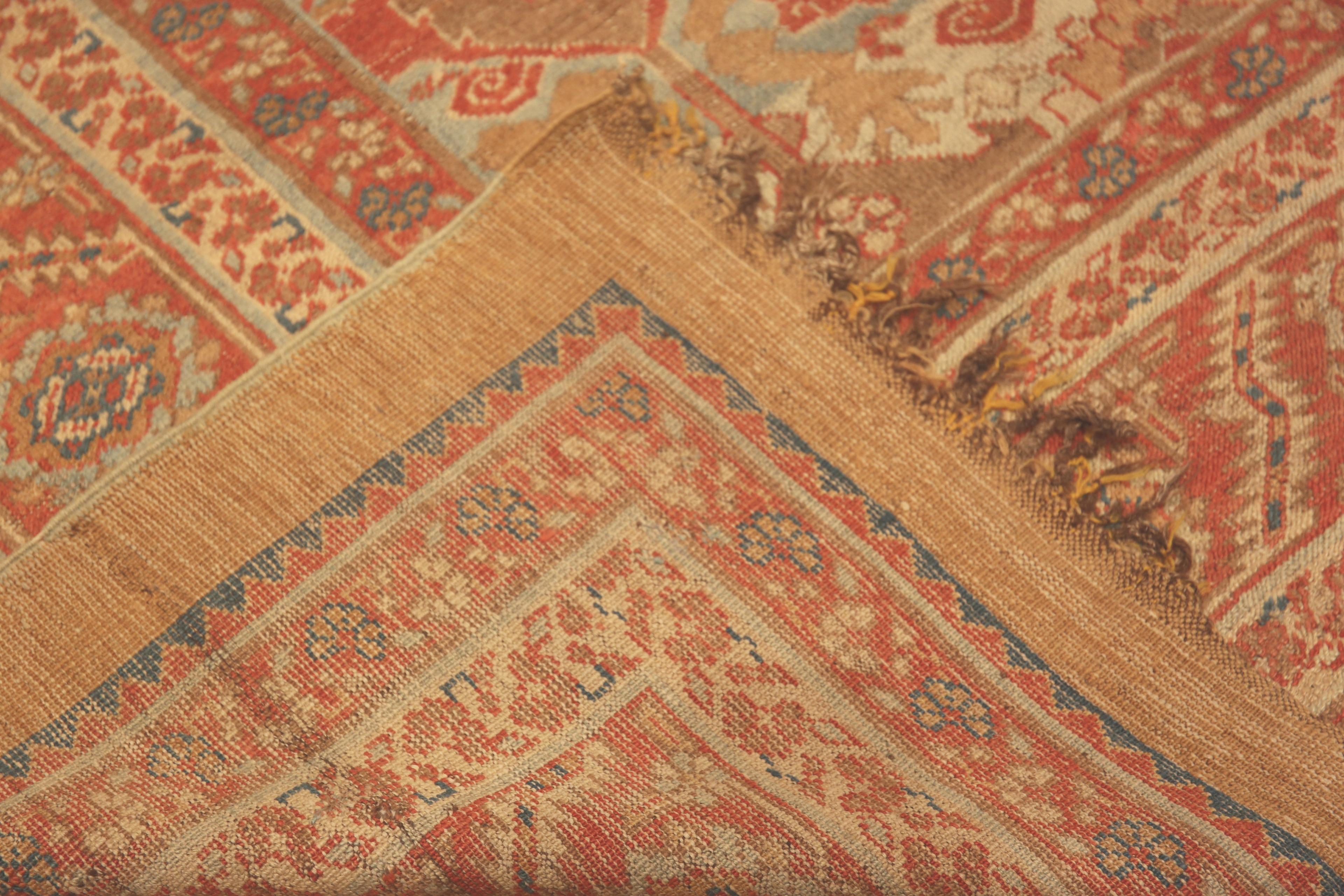 Antiker persischer Bakshaish-Teppich. 13 ft 7 in x 18 ft (Wolle) im Angebot