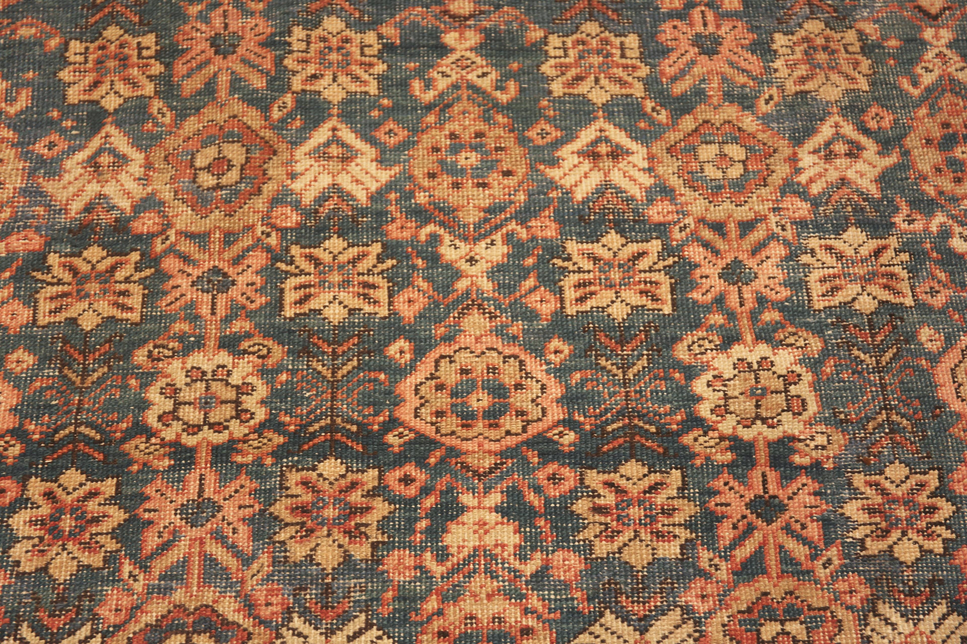 Antiker persischer Bakshaish-Teppich. 13 ft 7 in x 18 ft im Angebot 1