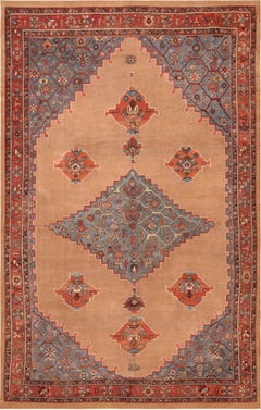 Antiker persischer Bakshaish-Teppich. 8 ft 6 in x 13 ft 6 in