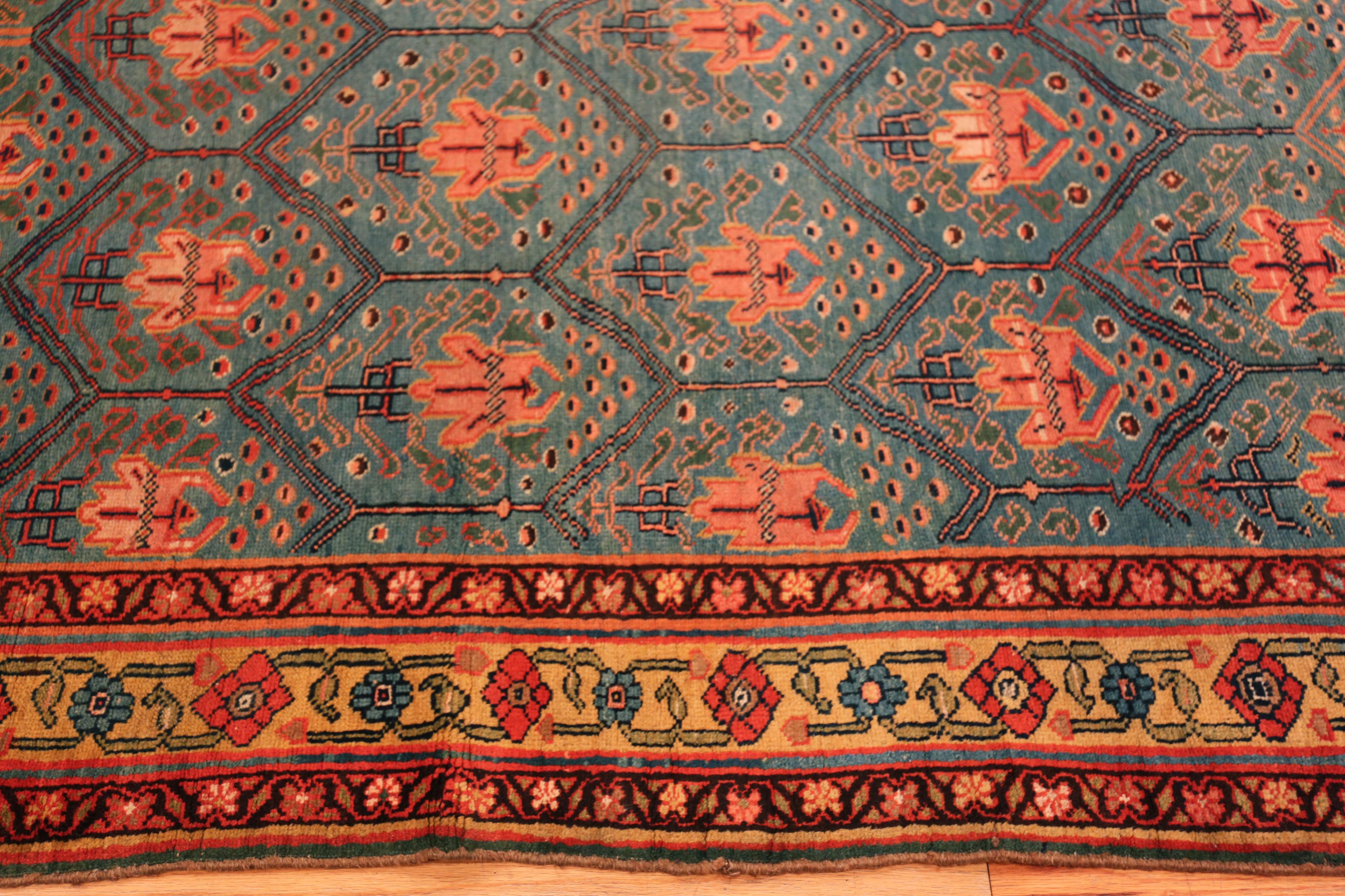Annodato a mano Nazmiyal Collection Antique Persian Bidjar Rug 4 ft 8 in x 7 ft 7 in in vendita
