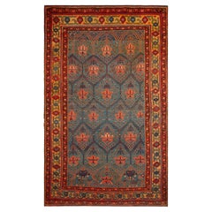 Nazmiyal Collection Antique Persian Bidjar Rug 4 ft 8 in x 7 ft 7 in
