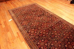 Nazmiyal Collection Antique Persian Bidjar Runner Rug 5 ft 10 in x 20 ft