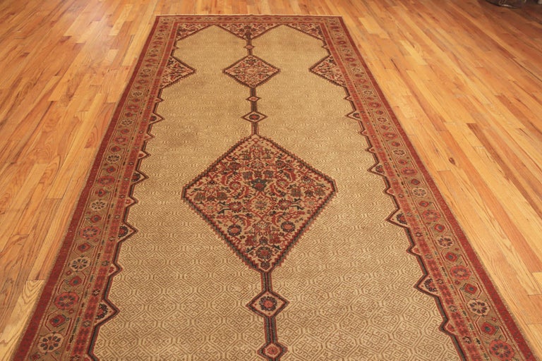 Nazmiyal Collection Antique Persian Camel Hair Serab Rug. 6 ft 4 in x