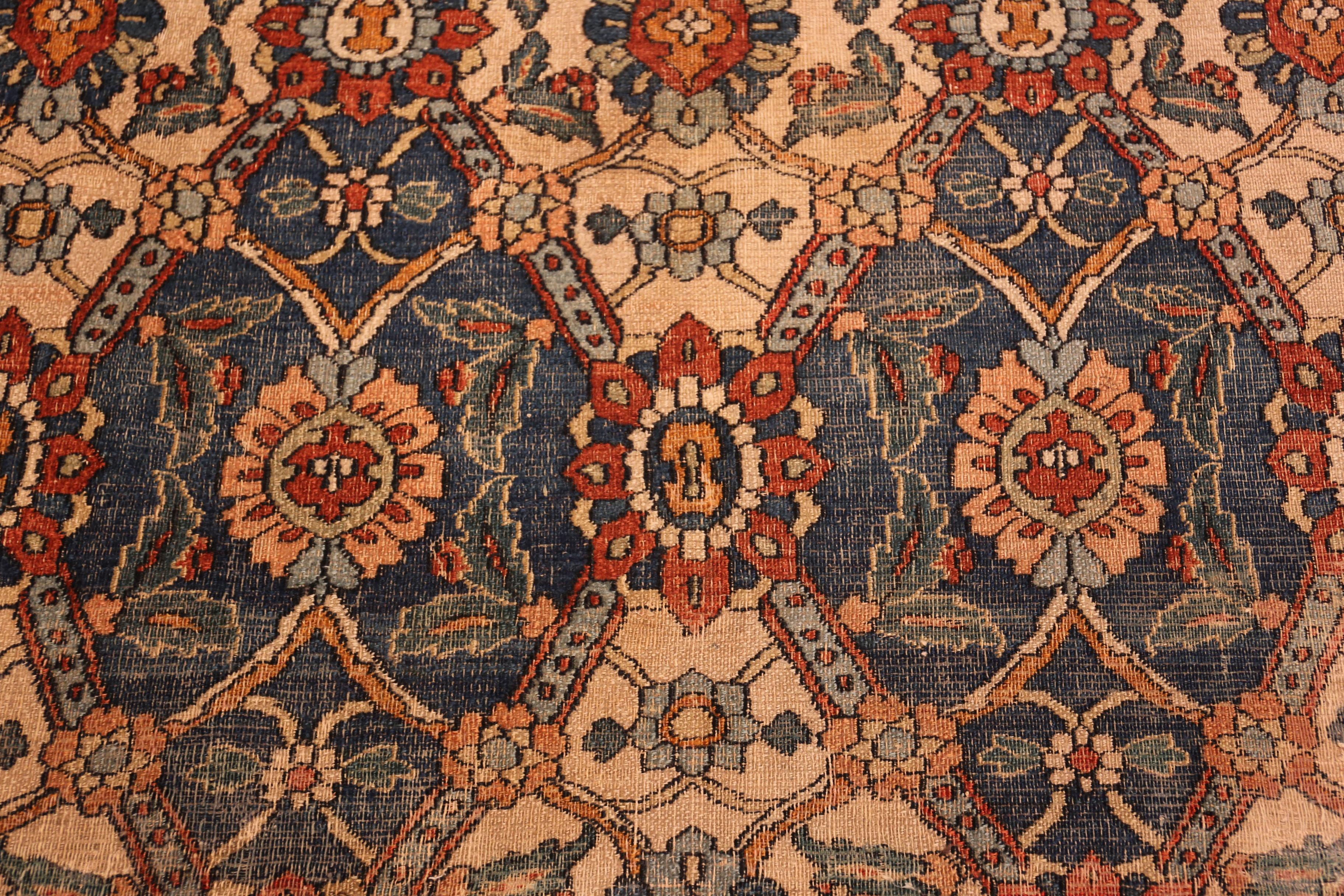 Nazmiyal Collection Antike persische Dorokhsh Teppich 9'3