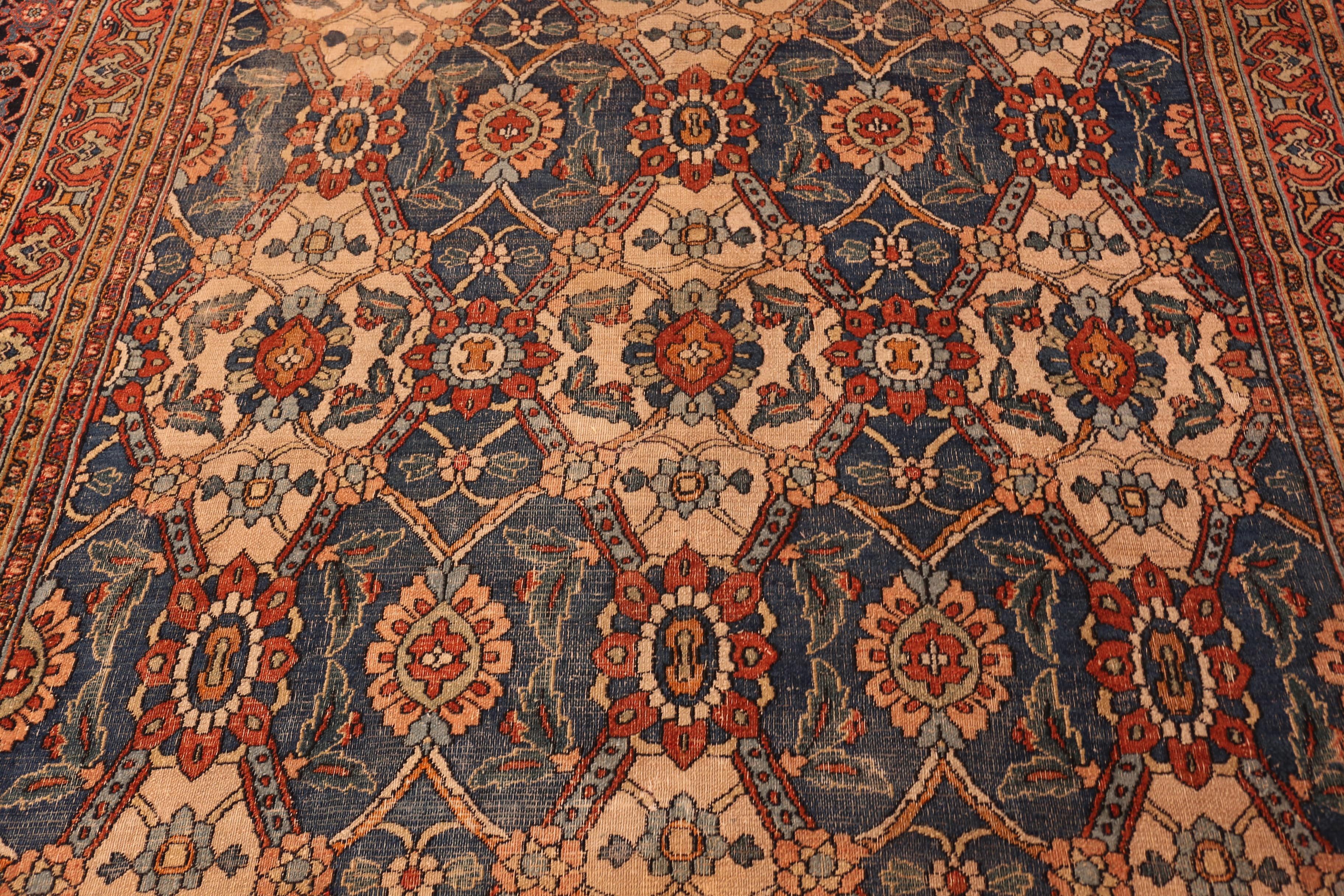 Nazmiyal Collection Antike persische Dorokhsh Teppich 9'3