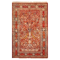 Nazmiyal Collection Antique Persian Heriz Rug 7 ft 5 in x 11 ft 5 in