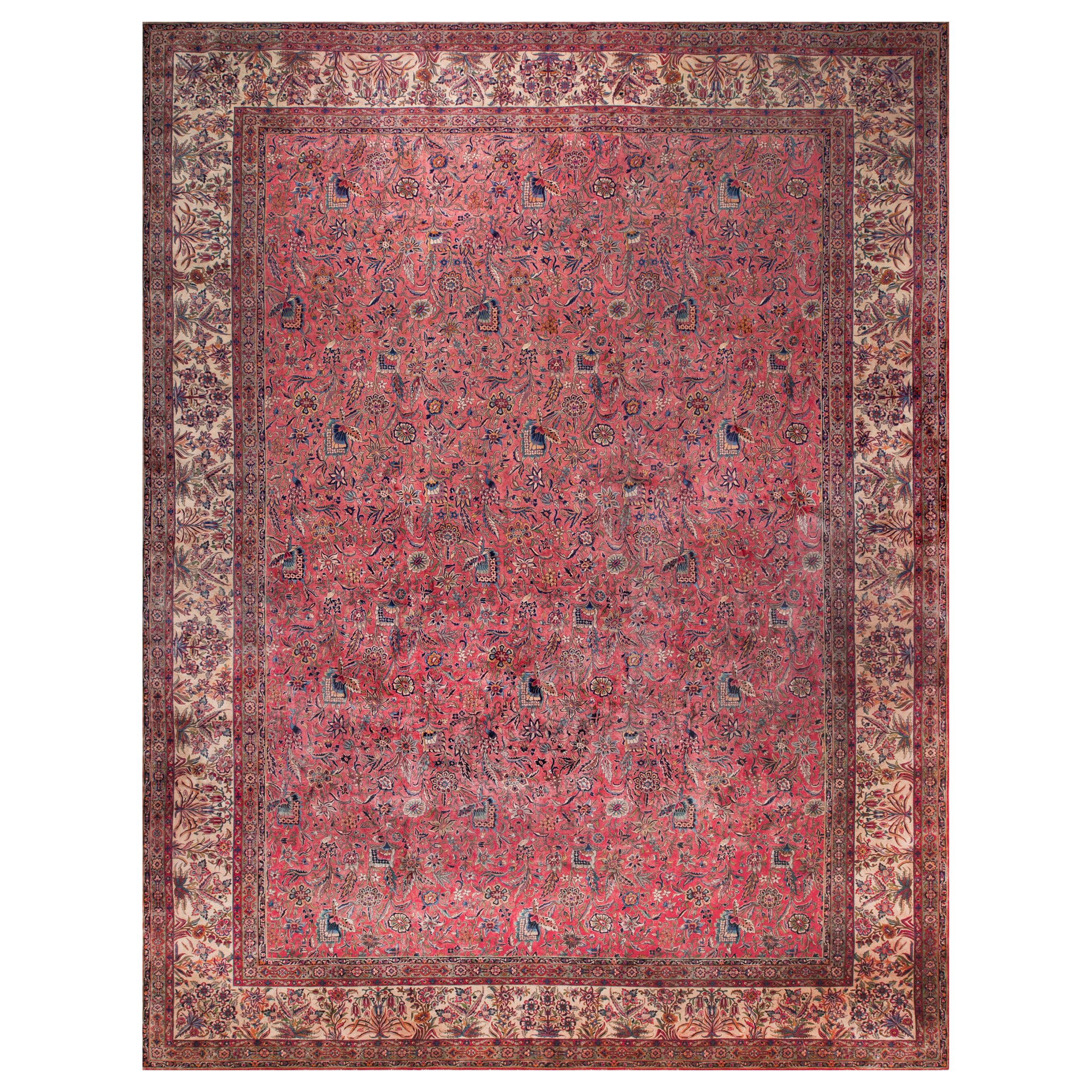 Collection Nazmiyal Collection Antique Perse Kashan Tapis 14 ft 7 in x 19 ft 6 in
