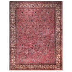 Collection Nazmiyal Collection Antique Perse Kashan Tapis 14 ft 7 in x 19 ft 6 in