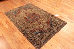 Nazmiyal Collection Antique Persian Kashan Rug 4 ft 4 in x 6 ft 6 in