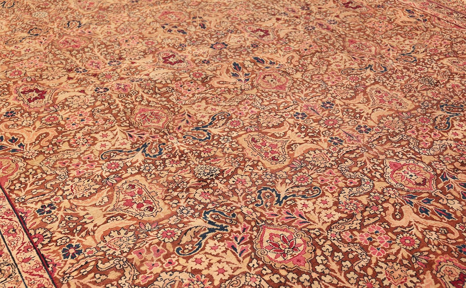 Antique Persian Kerman Carpet. Size: 11' 6