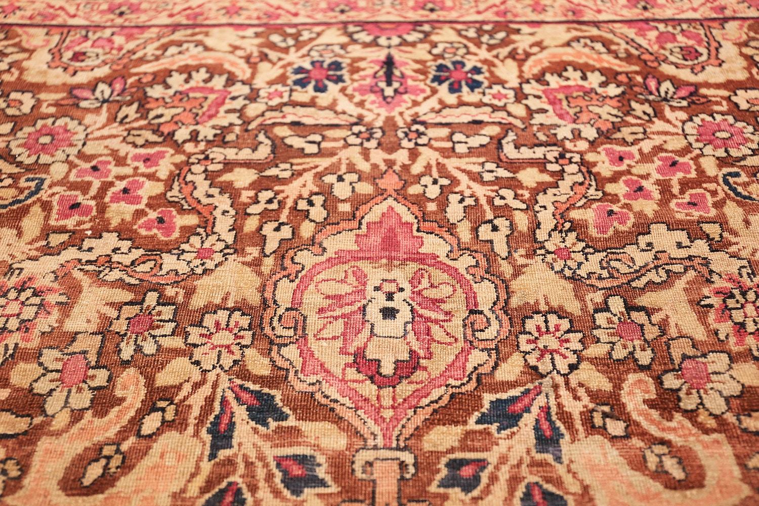 Antiker persischer Kerman-Teppich. Größe: 3,53 m x 6 m im Angebot 5