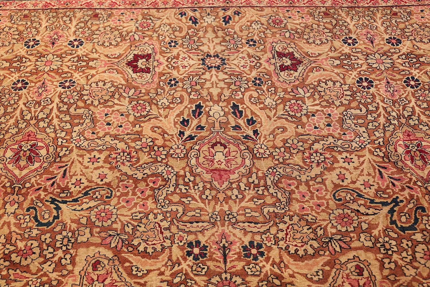 19th Century Antique Persian Kerman Carpet. Size: 11' 6