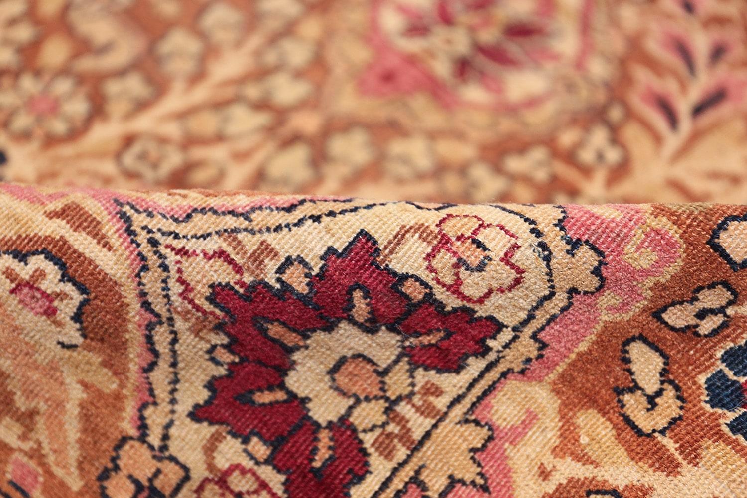 Antiker persischer Kerman-Teppich. Größe: 3,53 m x 6 m im Angebot 1