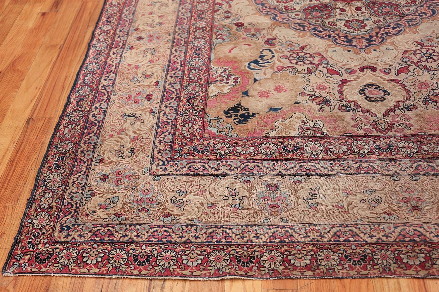 Antique Persian Kerman Lavar Carpet. 10 ft x 14 ft 5 in For Sale 4