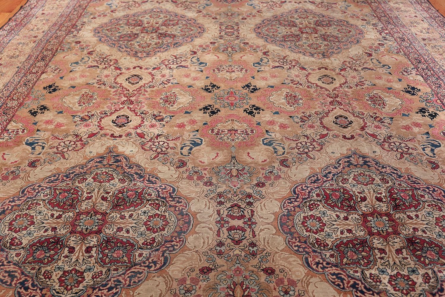 Antique Persian Kerman Lavar Carpet. 10 ft x 14 ft 5 in For Sale 2
