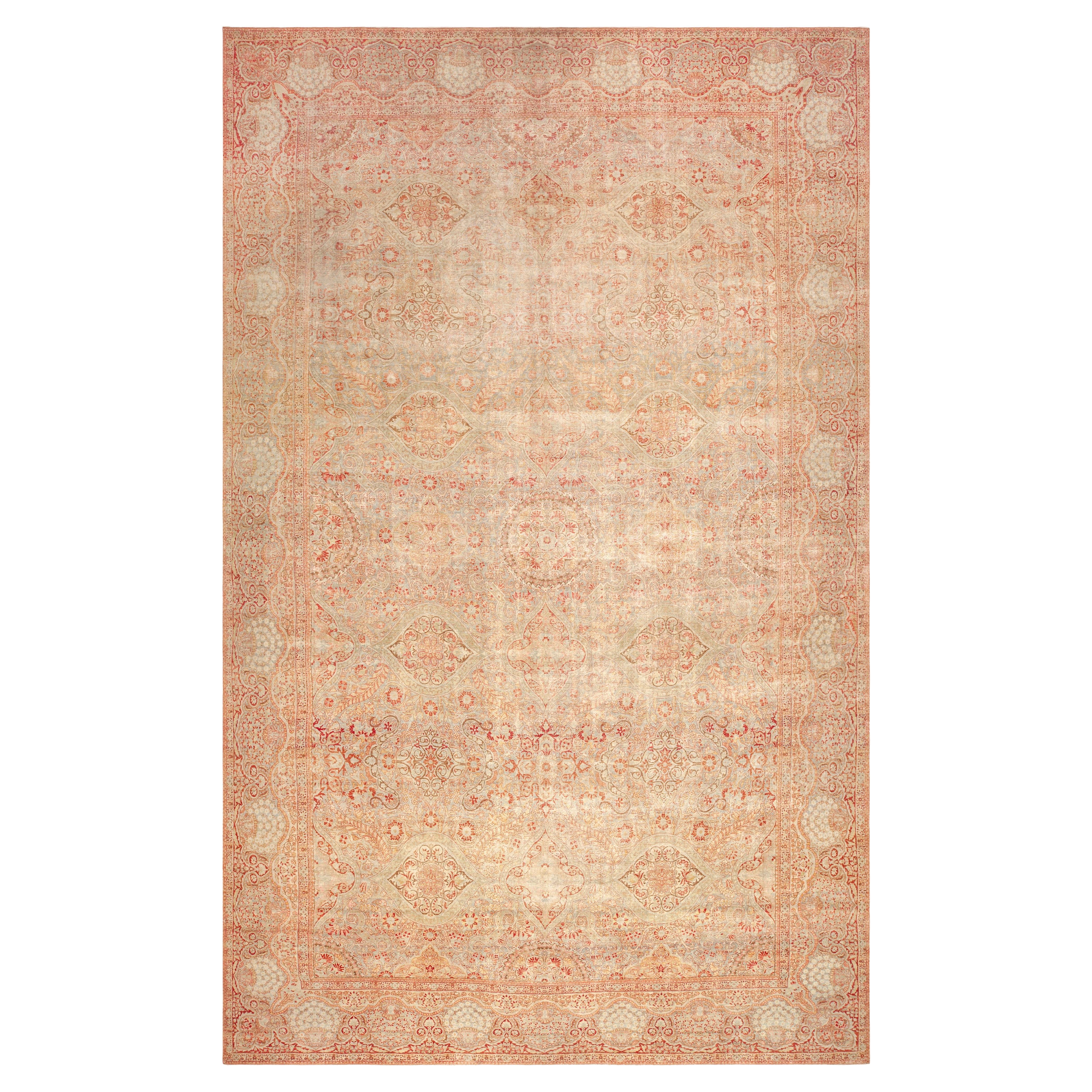 Nazmiyal Collection Antike persische Kerman Teppich 14 ft 2 in x 23 ft 6 in