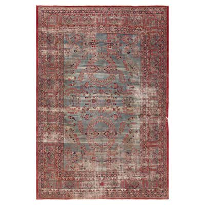 10 X 13 One of the Kind Antique Kerman Persian Designed Wool Rug in Tan ...