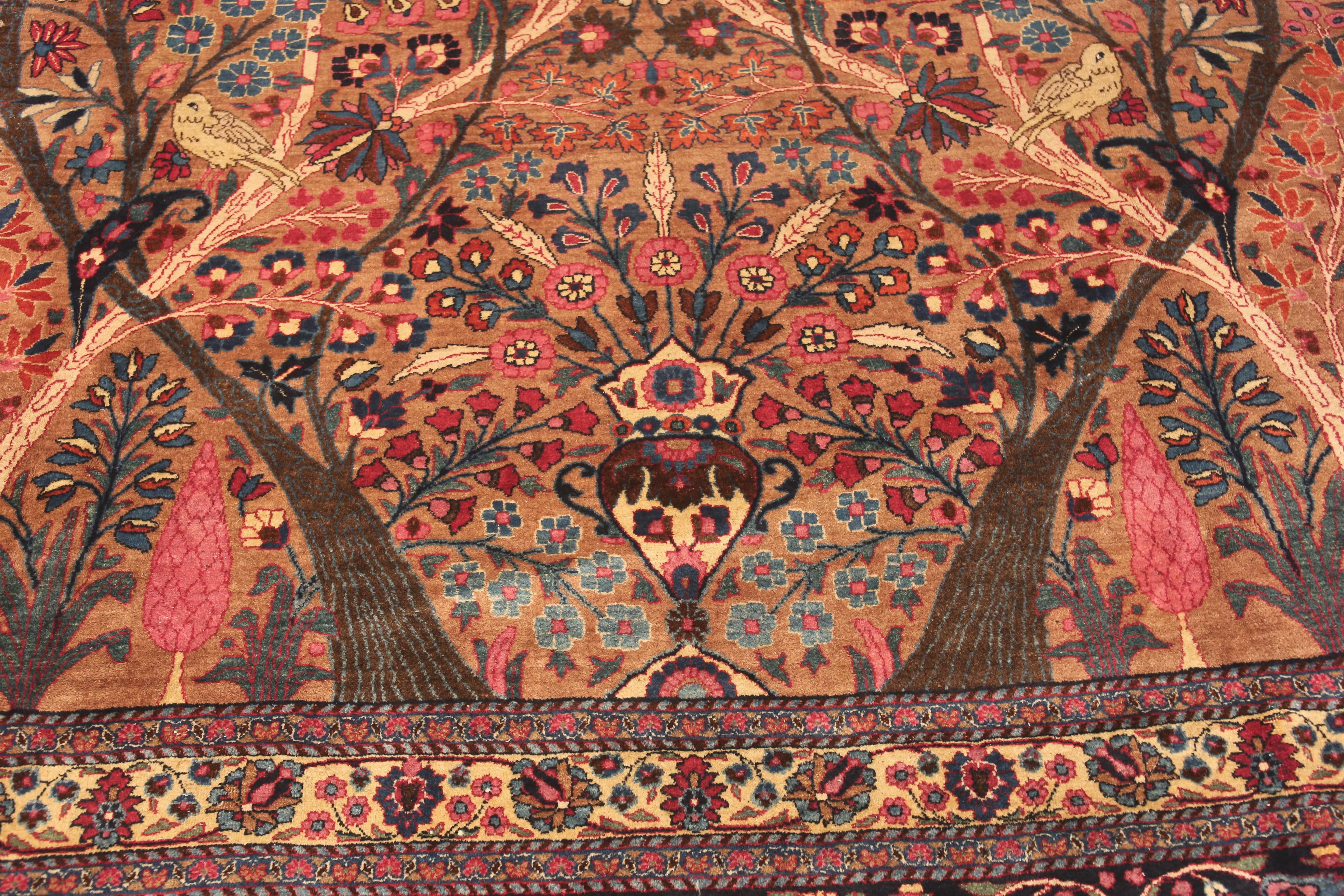 Wool Antique Persian Khorassan Rug. 12 ft 10 in x 24 ft 9 in For Sale