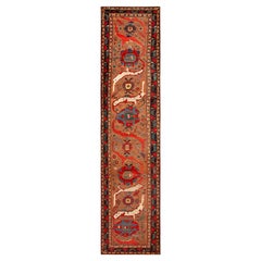 Tapis de couloir Bidjar persan kurde ancien collection Nazmiyal, 2'10" x 13'