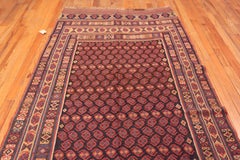 Nazmiyal Collection Antike Persisch Kurdisch Kilim Teppich 5 ft 3 in x 12 ft 4 in