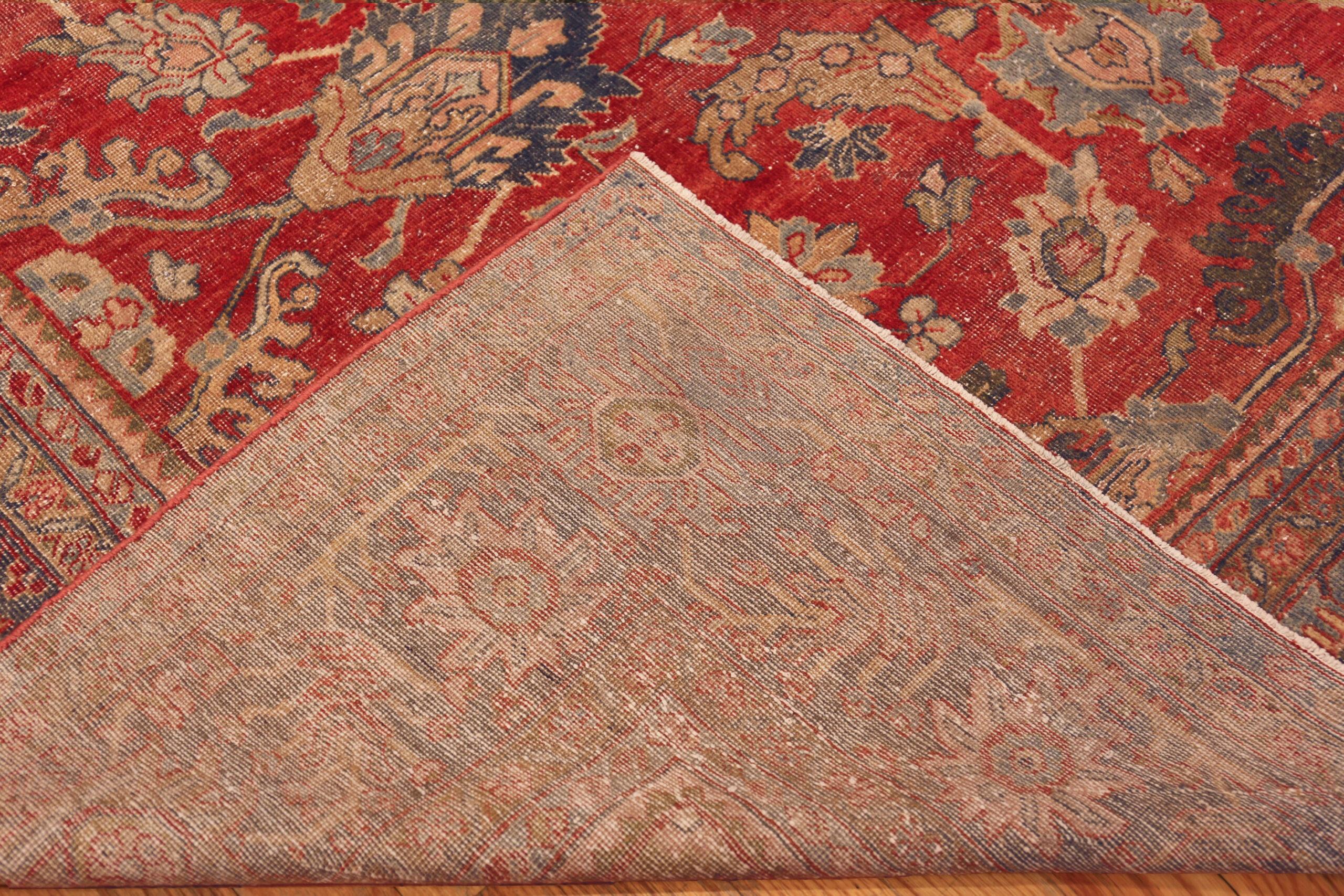 Sultanabad Nazmiyal Collection Antique Persian Mahal Rug 8 ft 10 in x 12 ft 6 in For Sale