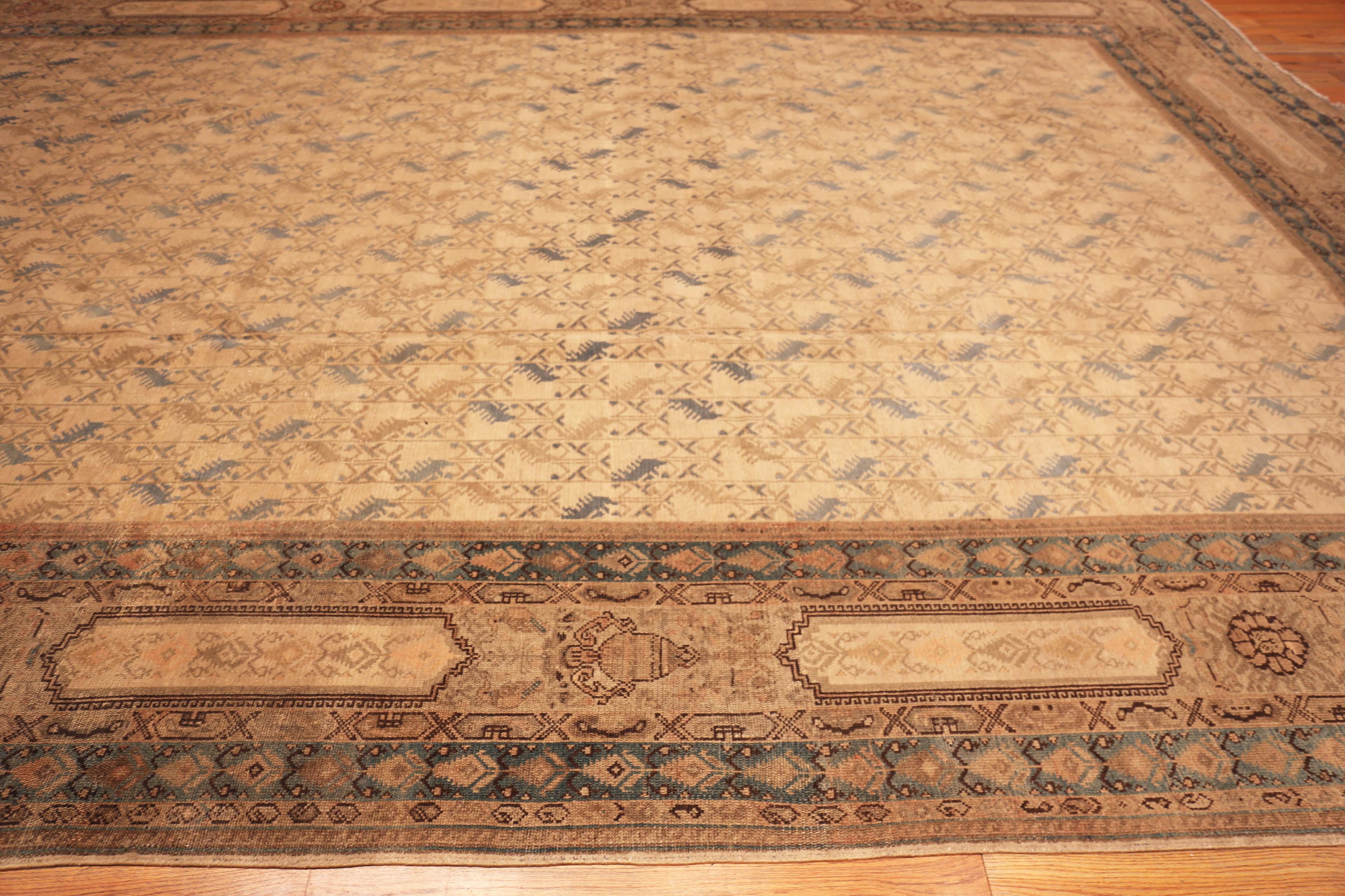 Nazmiyal Collection Antike persische Malayer Teppich 11 ft 8 in x 17 ft im Zustand „Gut“ im Angebot in New York, NY