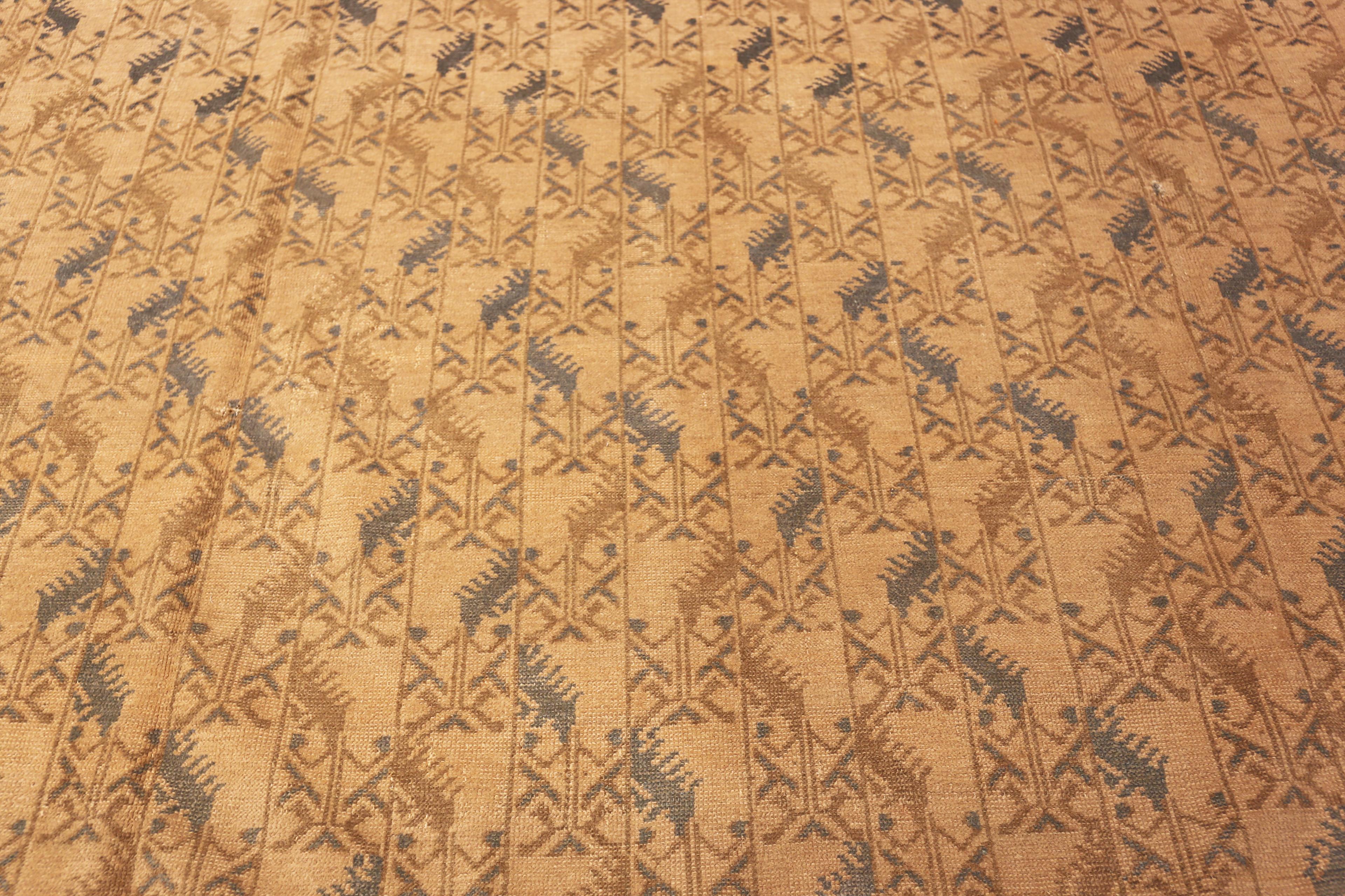 Nazmiyal Collection Antike persische Malayer Teppich 11 ft 8 in x 17 ft (Wolle) im Angebot