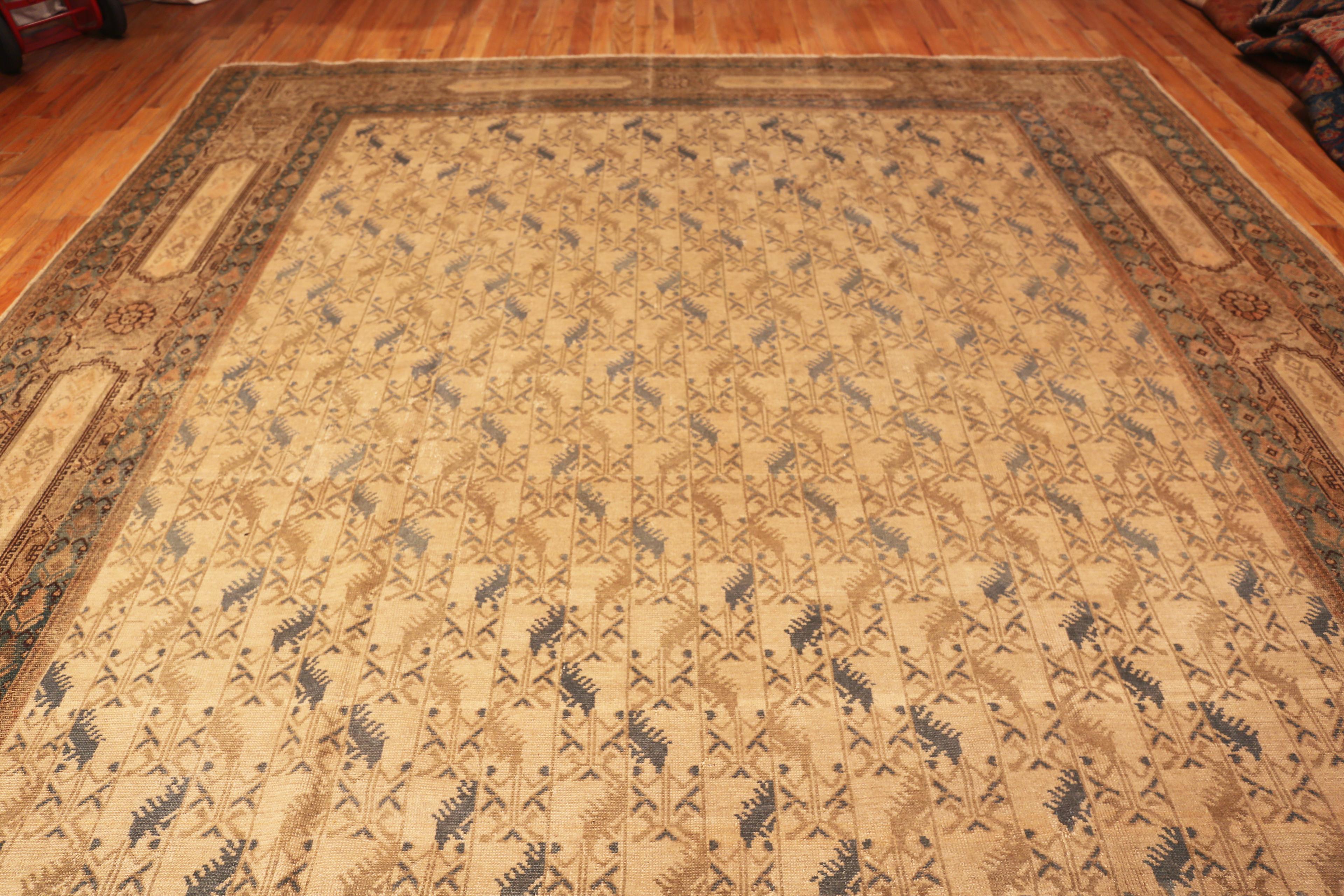Nazmiyal Collection Antike persische Malayer Teppich 11 ft 8 in x 17 ft im Angebot 1