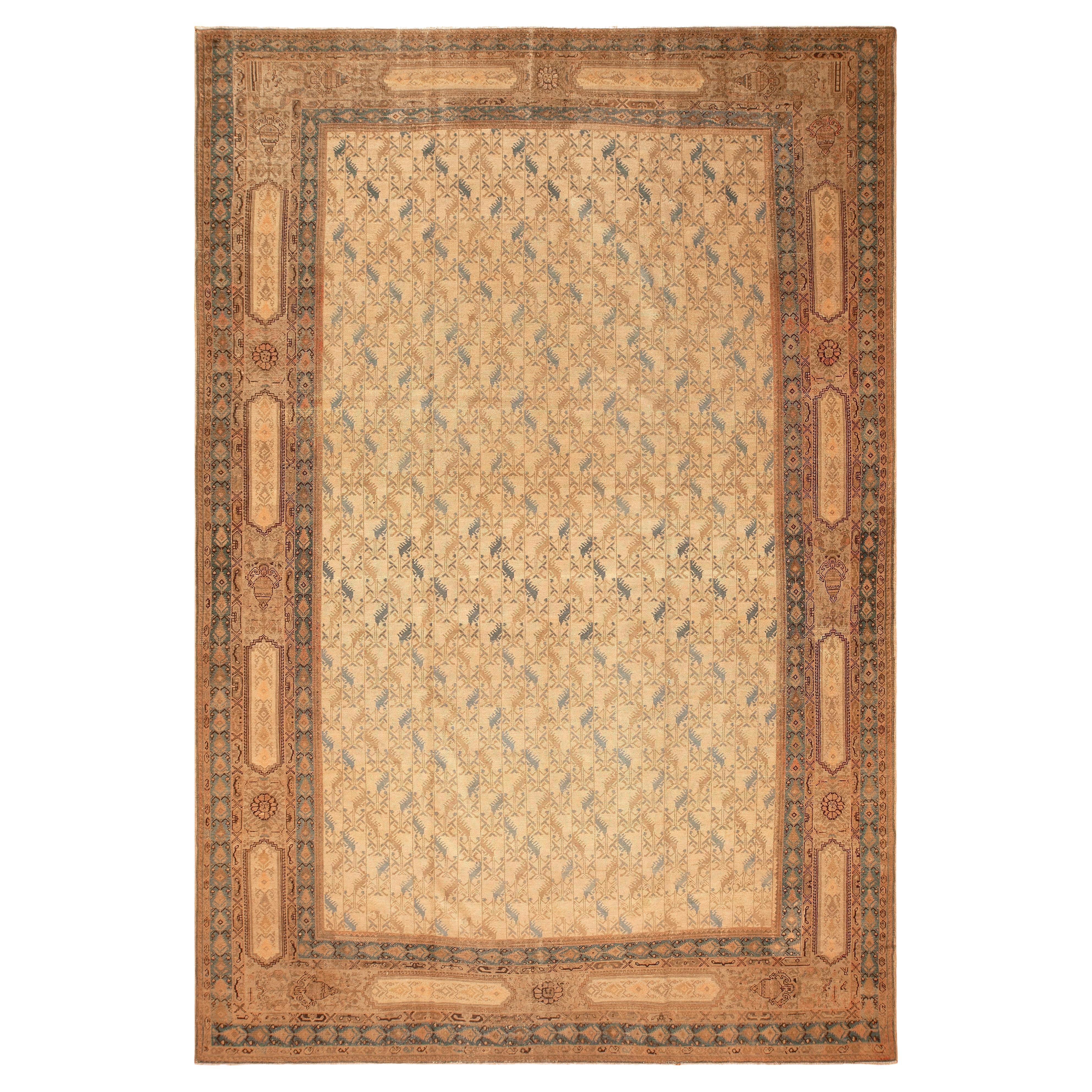 Nazmiyal Collection Antike persische Malayer Teppich 11 ft 8 in x 17 ft