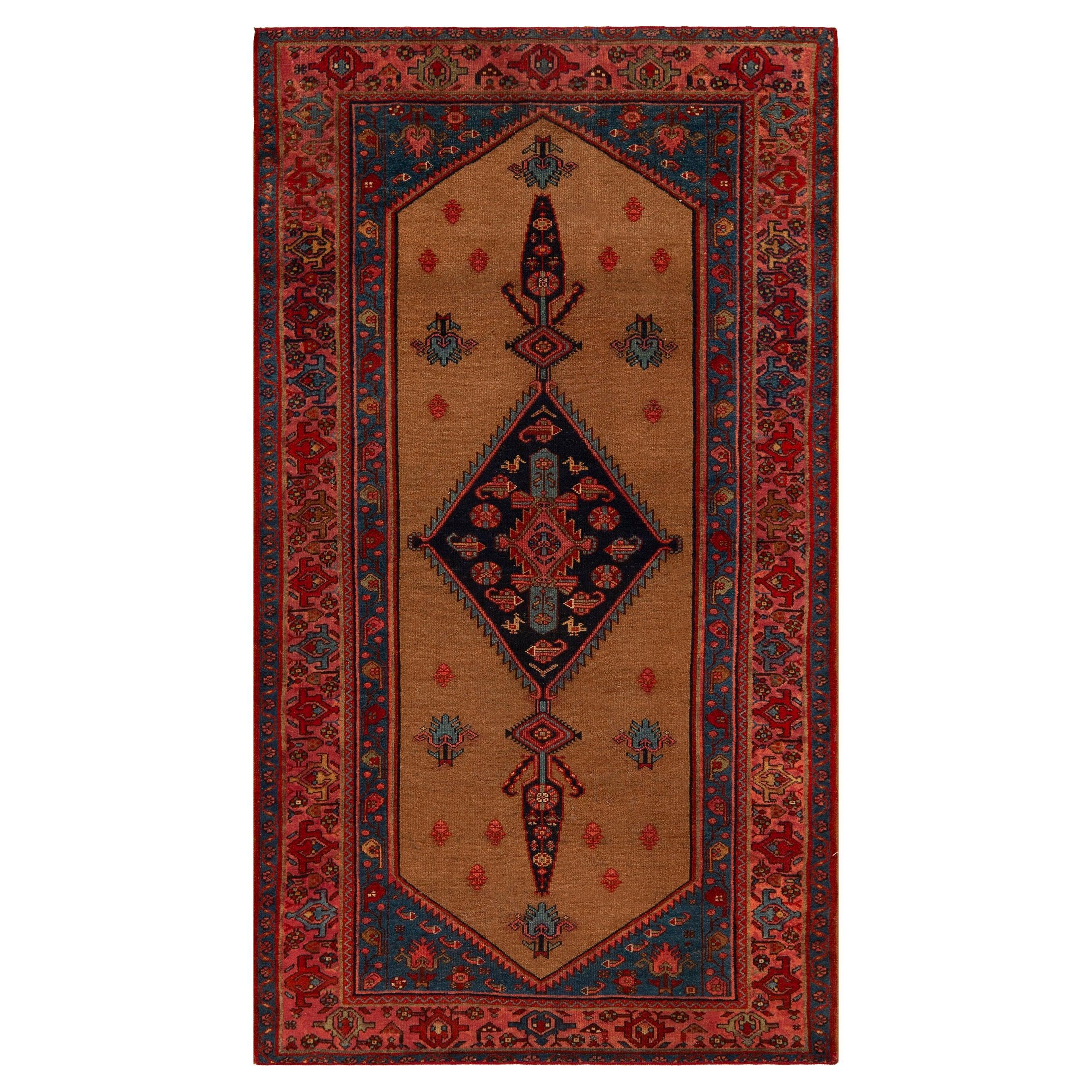 Nazmiyal Collection Antique Persian Malayer Rug 3 ft 8 in x 6 ft 6 in